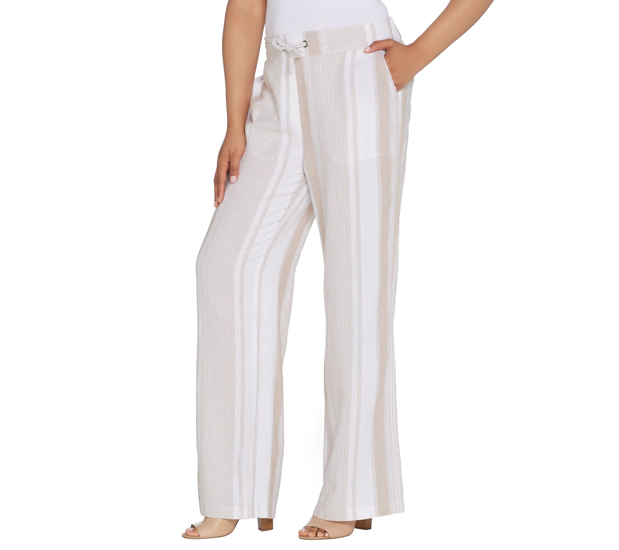 qvc denim and co beach pants