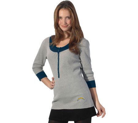 NFL San Diego Chargers Women's Thermal Tunic Top 