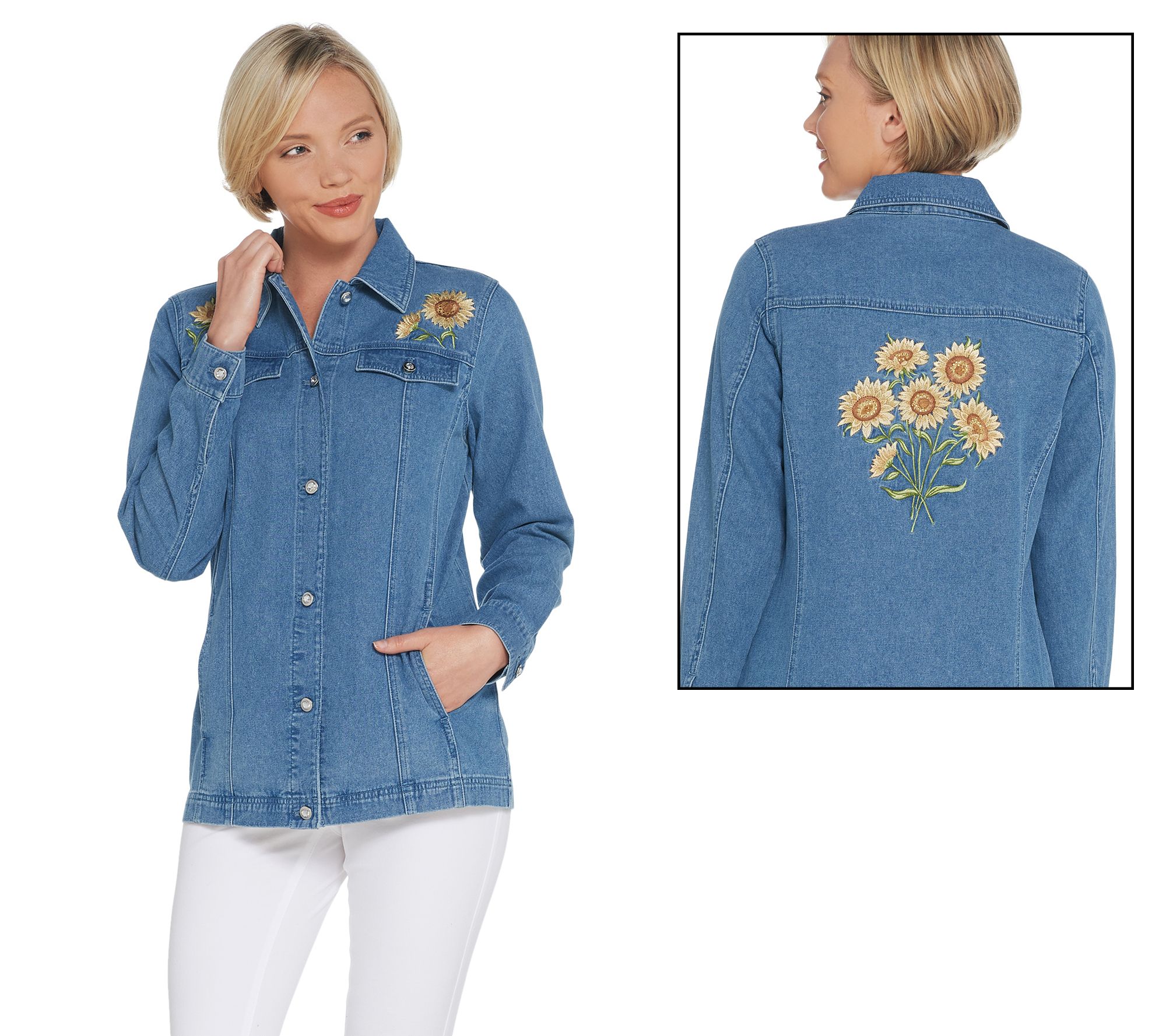 qvc denim jackets