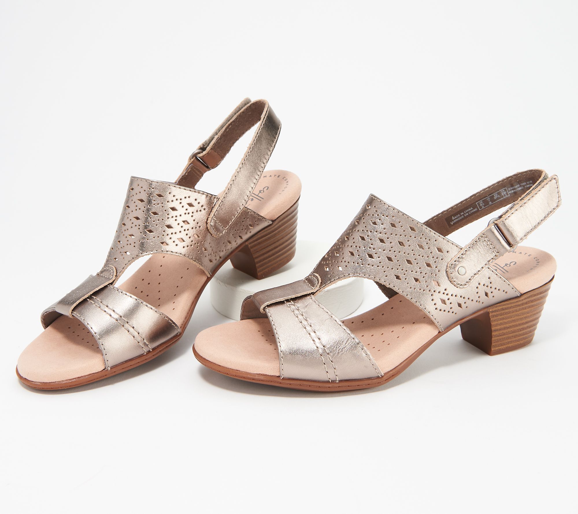 qvc clarks lexi sandals