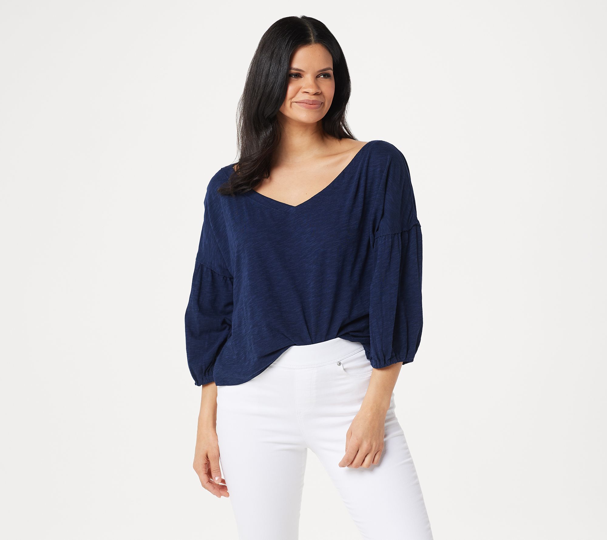 qvc peasant tops