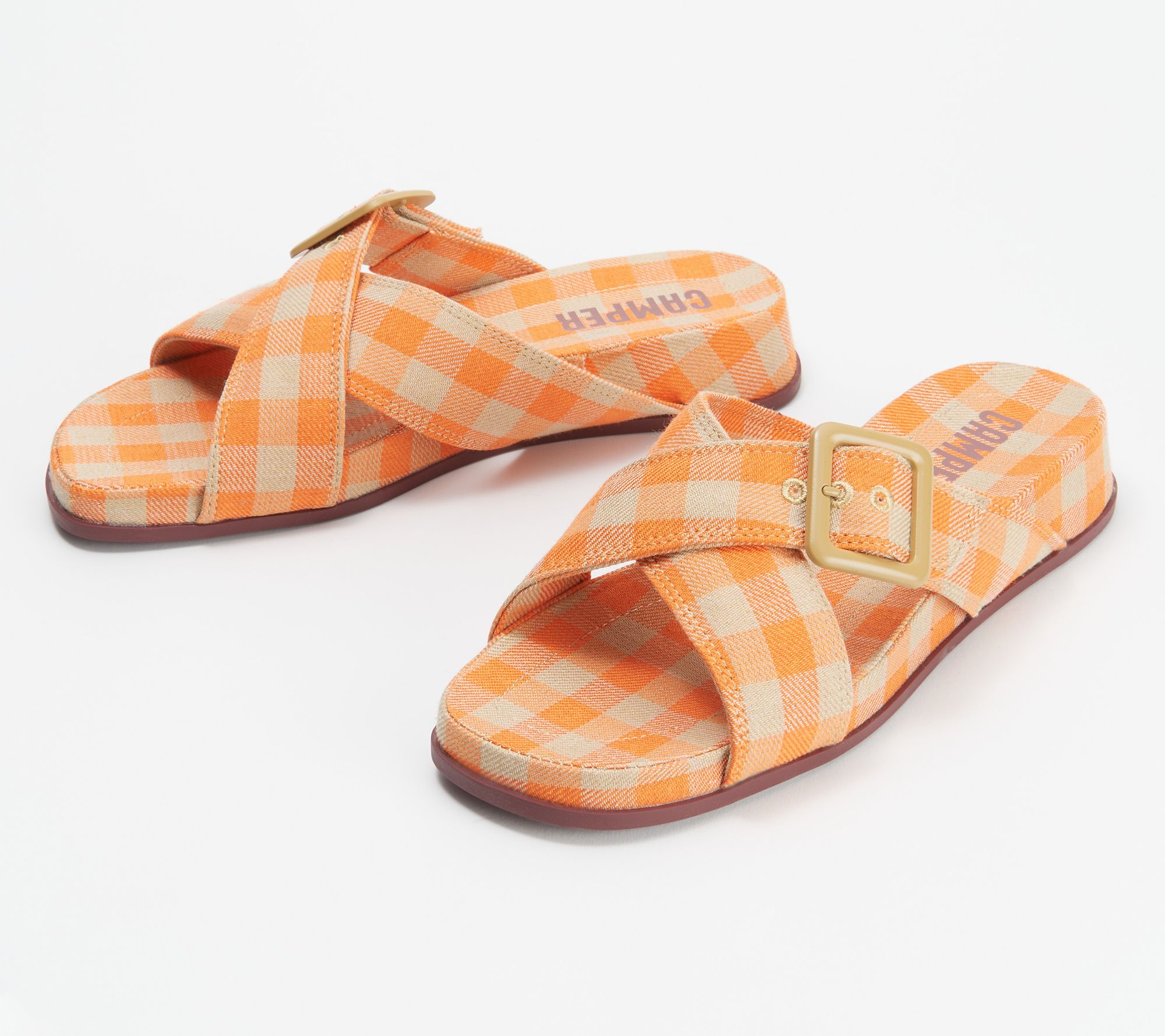"As Is" Camper Cross-Strap Slide Sandals- Atonik