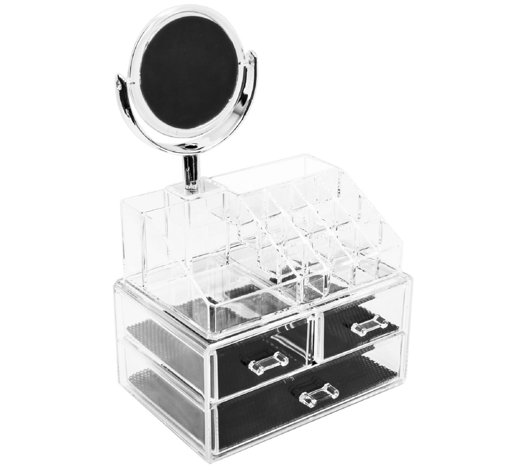 Sorbus Makeup Storage Organizer With Magnifyingmirror Qvc Com