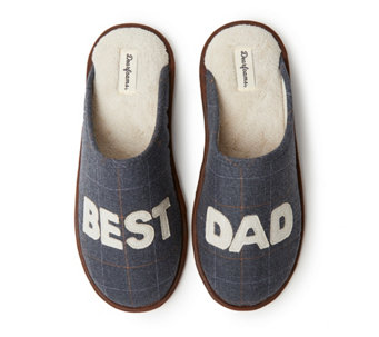 Dearfoams Men's Dad Scuff Slippers