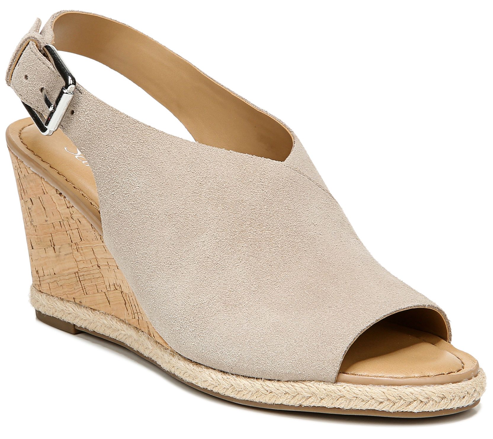 franco sarto peep toe wedge