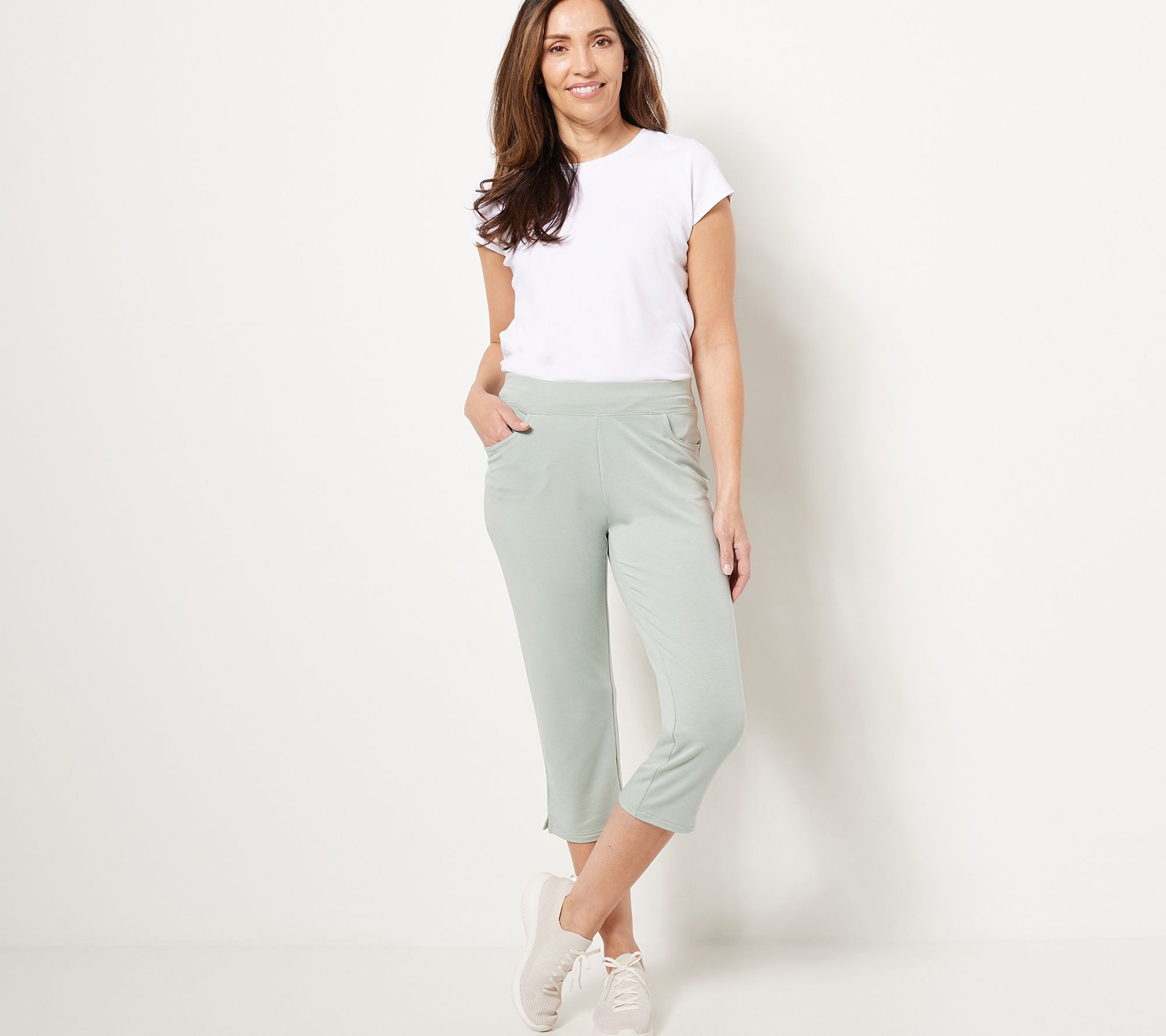 Qvc kim gravel deals capri pants