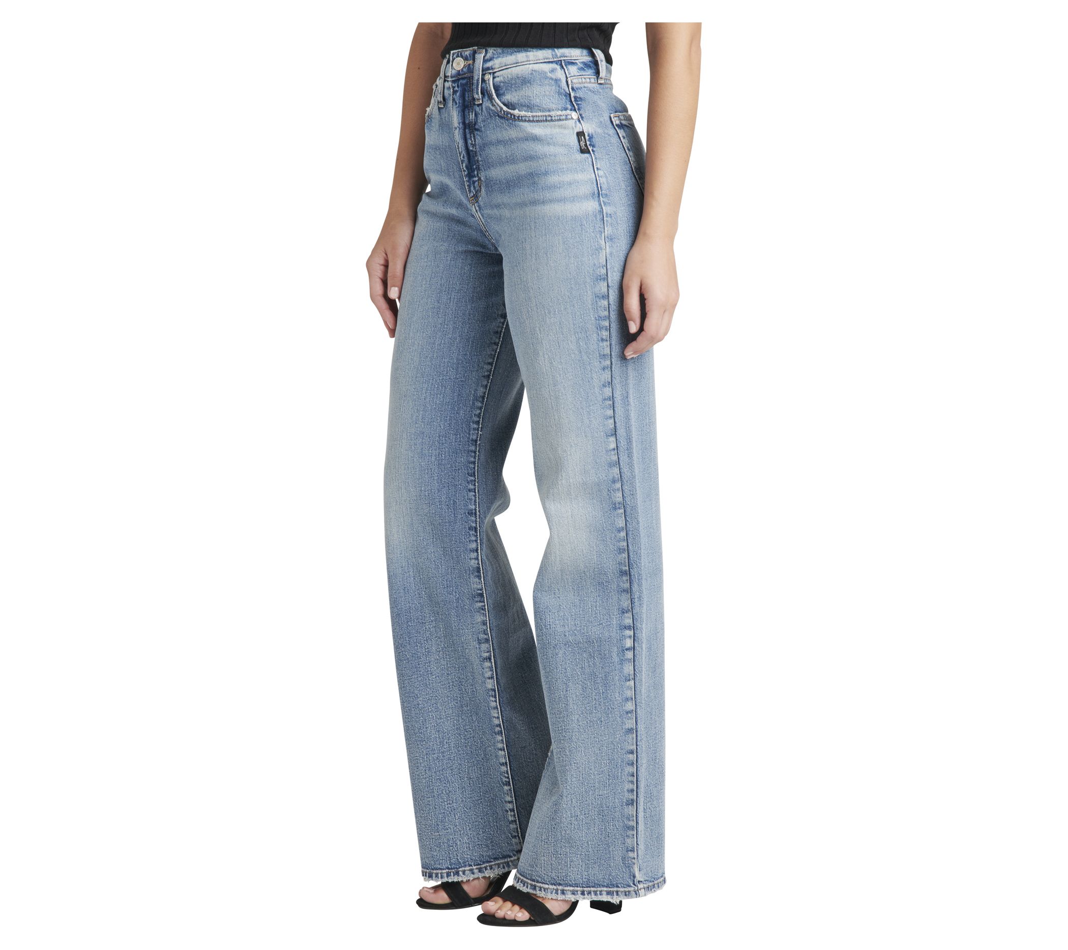 Silver Jeans Co. Highly Desirable Trouser Leg Jeans-RCS287 - QVC.com