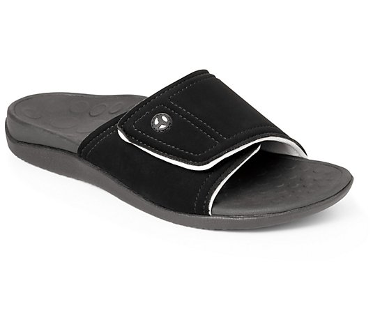 Vionic All Gender Adjustable Slide Sandals - Kiwi