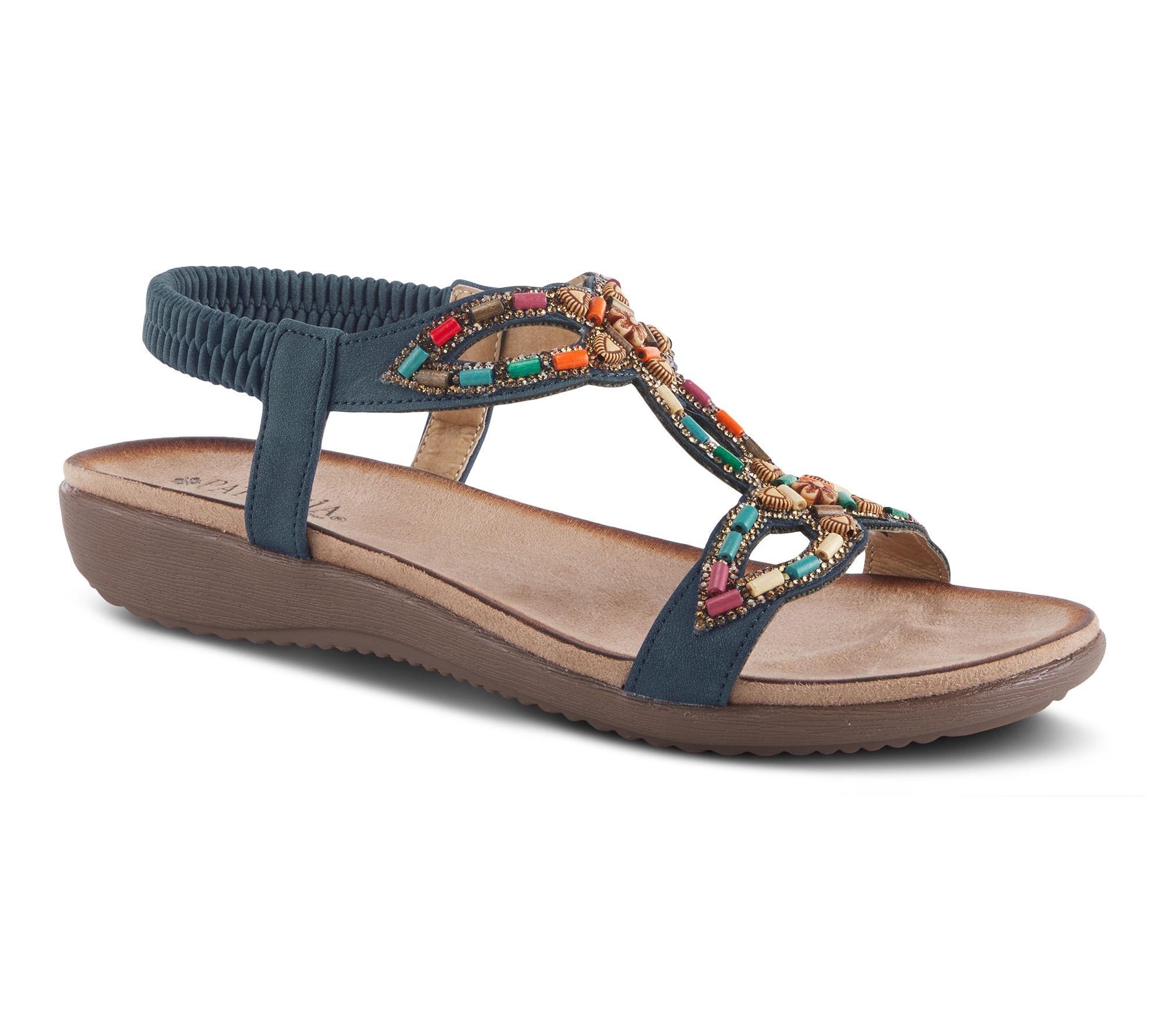 Patrizia by Spring Step T-Strap Sandals - Volcaic