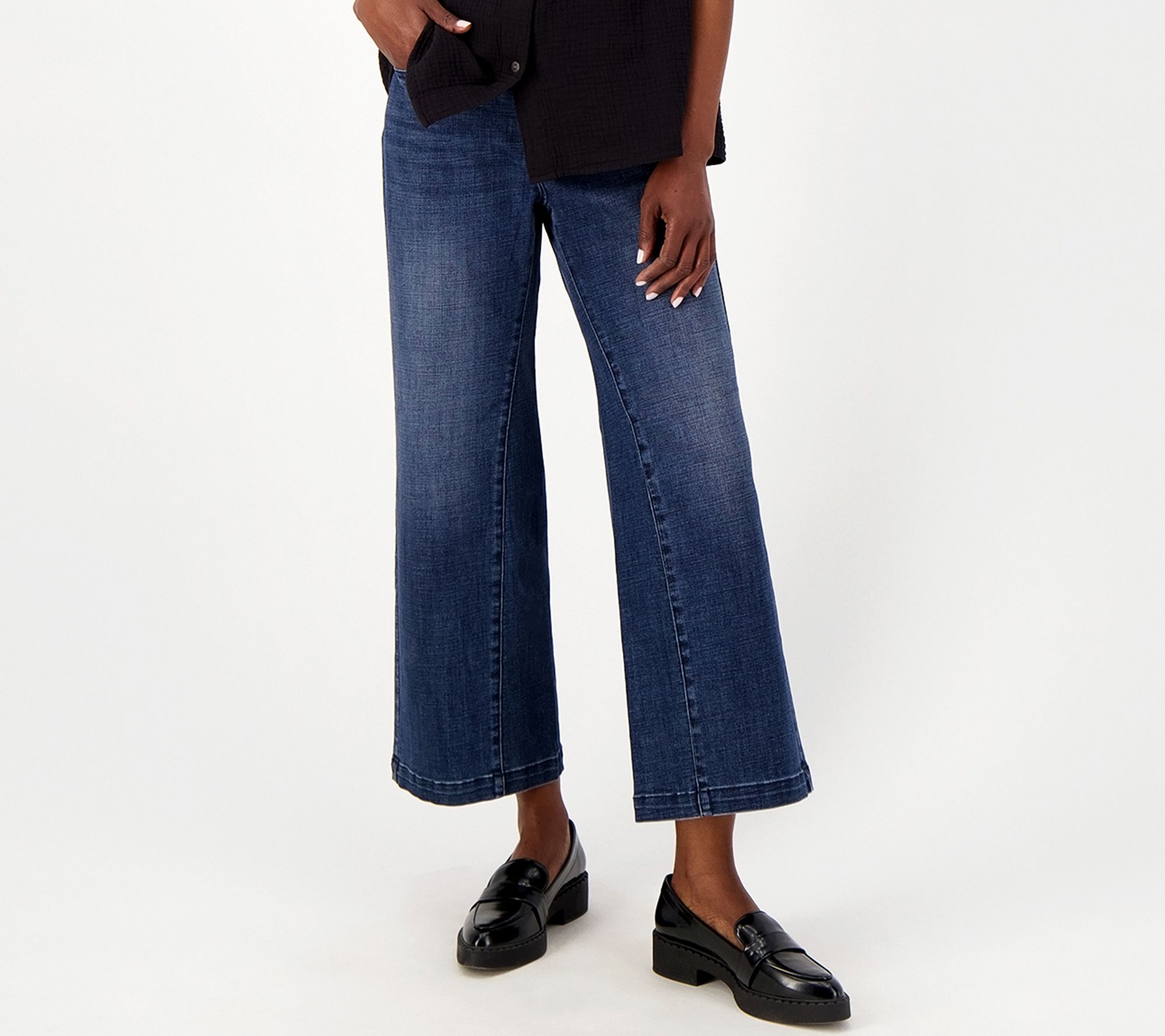 NYDJ Teresa Wide-Leg Ankle Jeans with Contour - Inspire