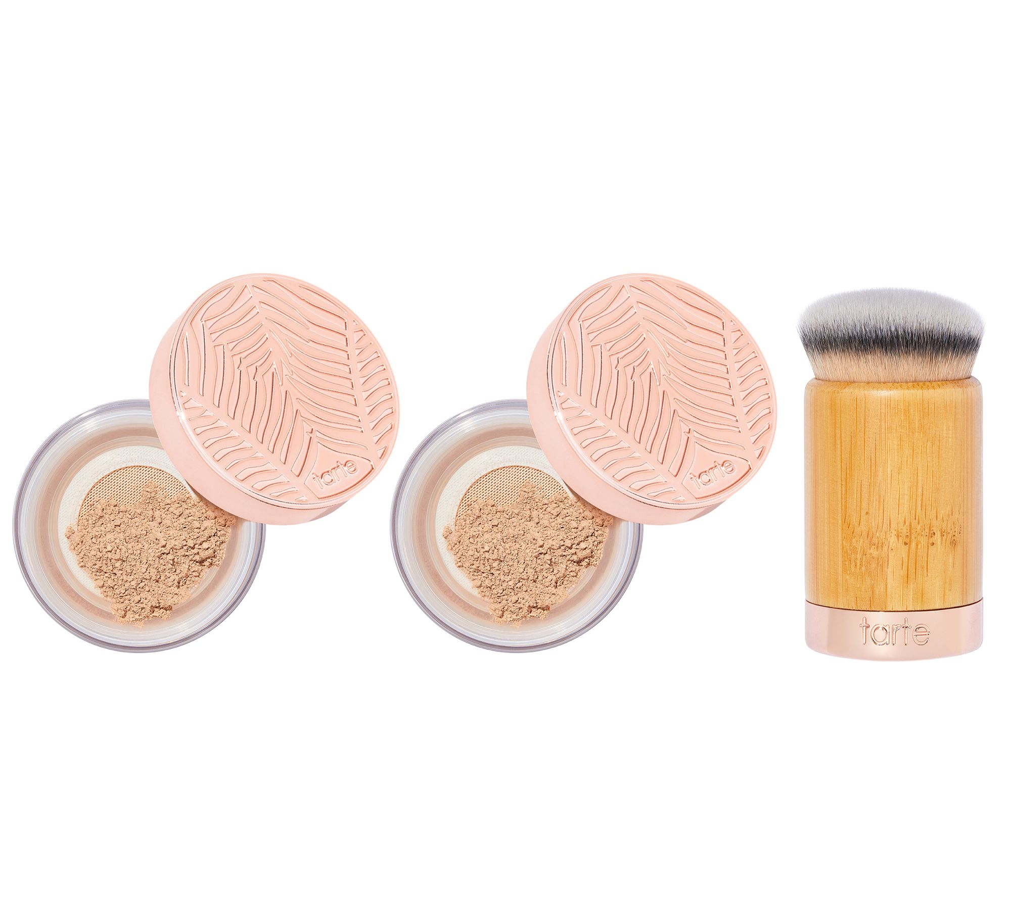 tarte Amazonion Clay Gem Powder Foundation Duo with Brush