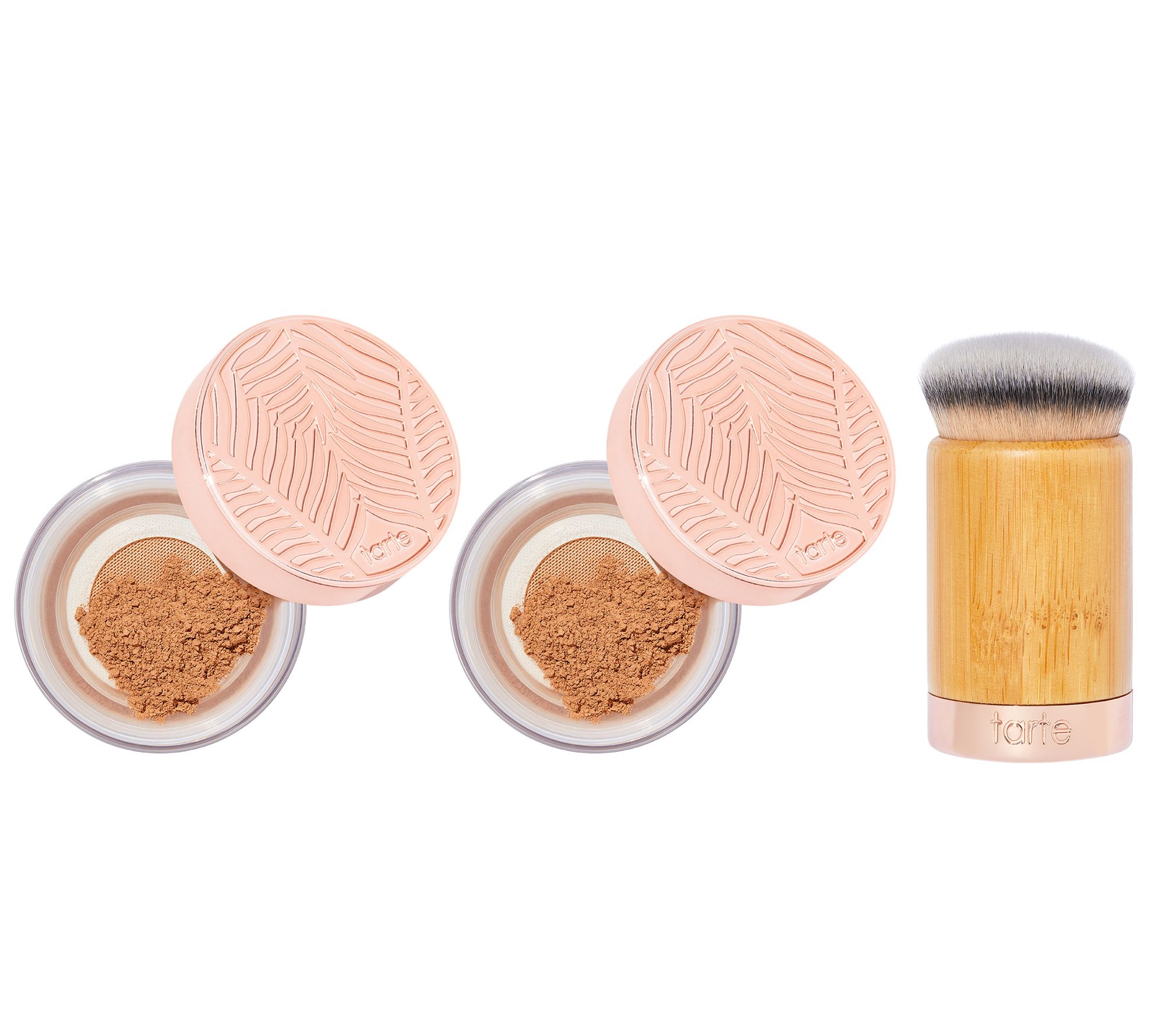 tarte Amazonion Clay Gem Powder Foundation Duo with Brush