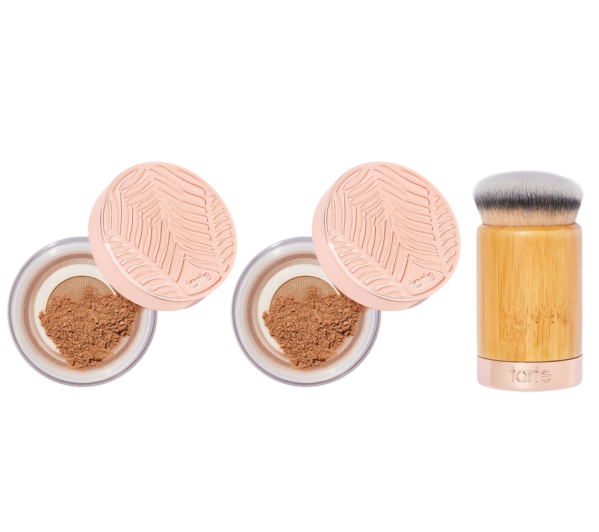 tarte Amazonion Clay Gem Powder Foundation Duo with Brush