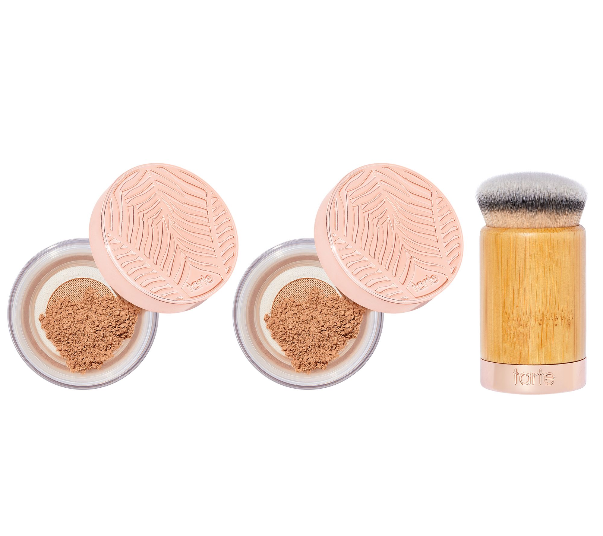 tarte Amazonion Clay Gem Powder Foundation Duo with Brush