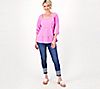Denim & Co. Easy Stretch Denim Pull-On Jegging With Embroidery, 2 of 3