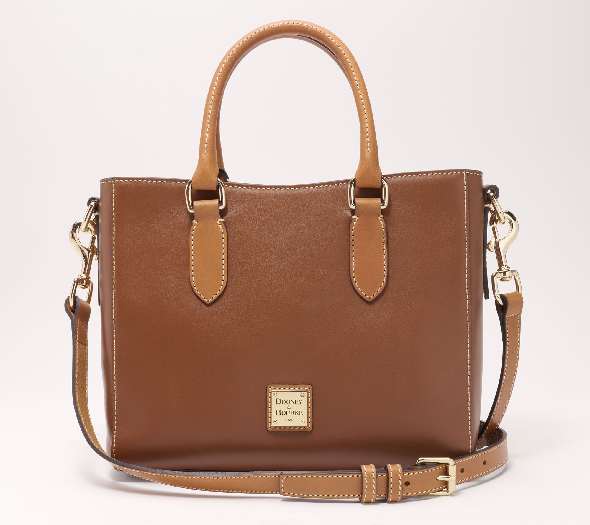 Dooney & Bourke Pebble Leather Lilliana Tote with Pouch - QVC.com