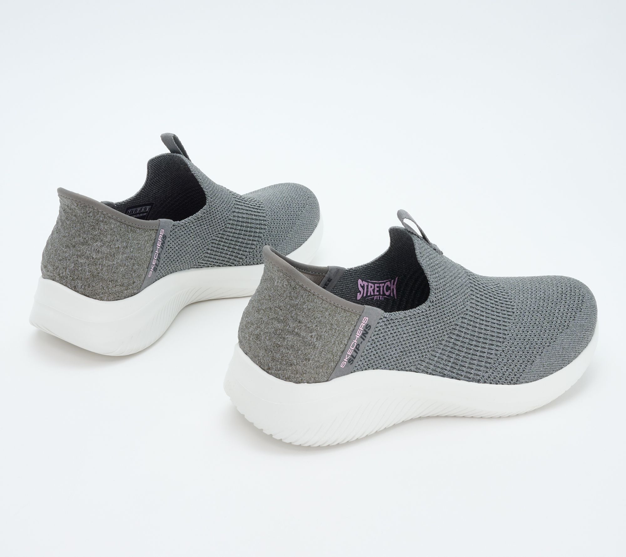 As Is Skechers Slip Ins Ultra Flex Washable Knit Shoes Smooth