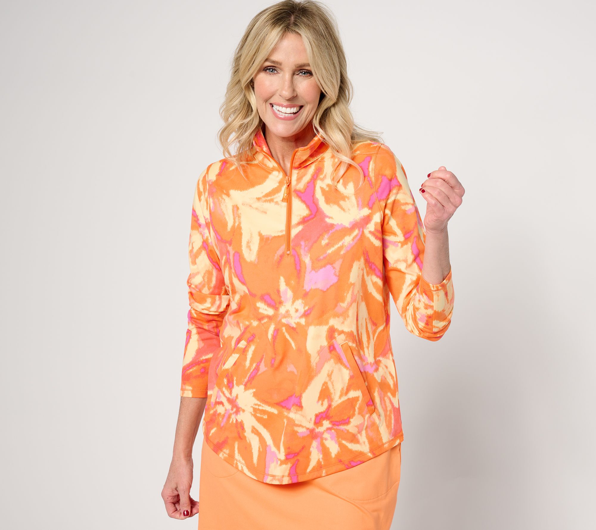 Belle Body by Kim Gravel Spring Blossom Athletic Jersey Half