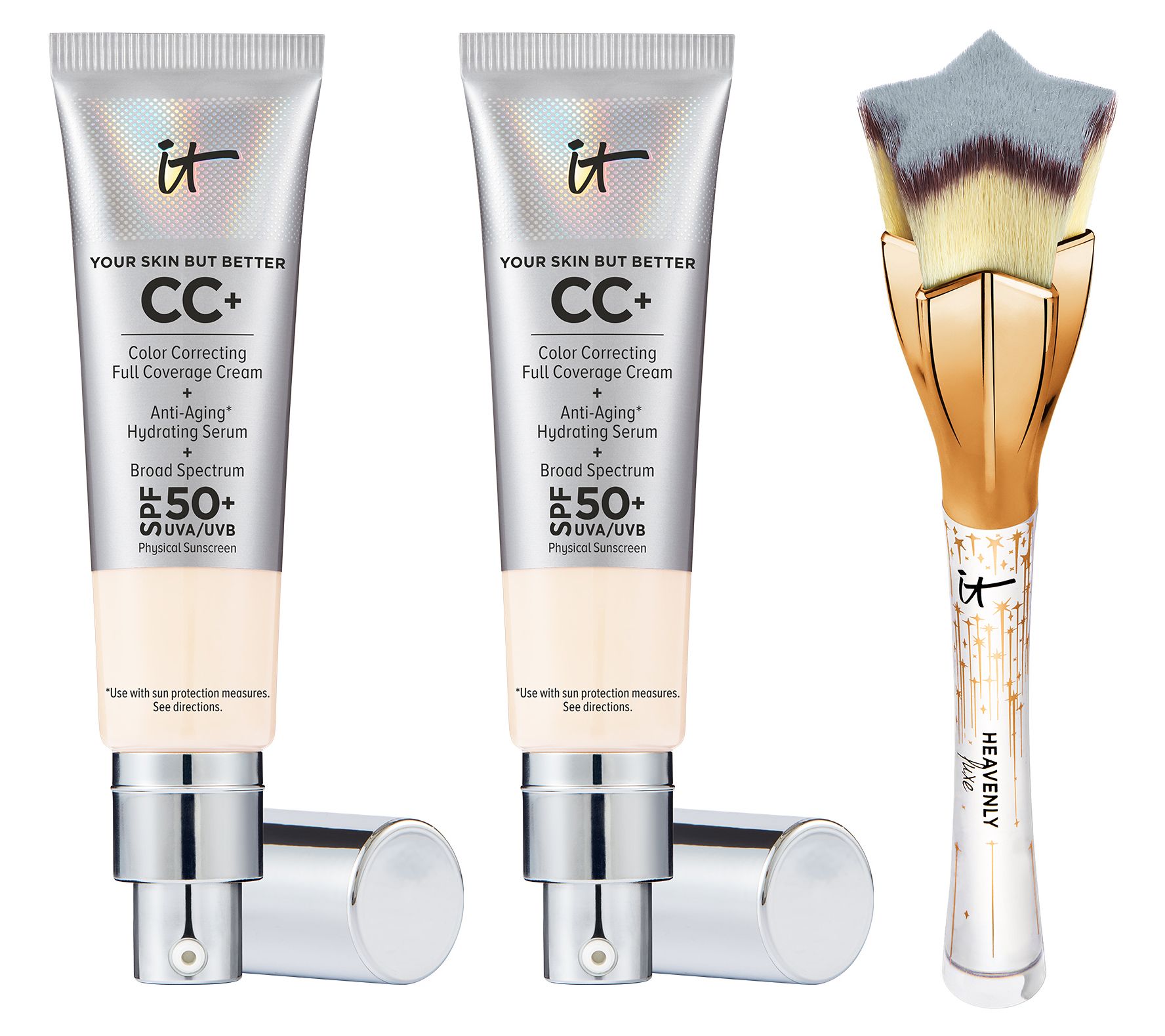 IT Cosmetics CC SPF50 Duo with Special EditionStar Brush