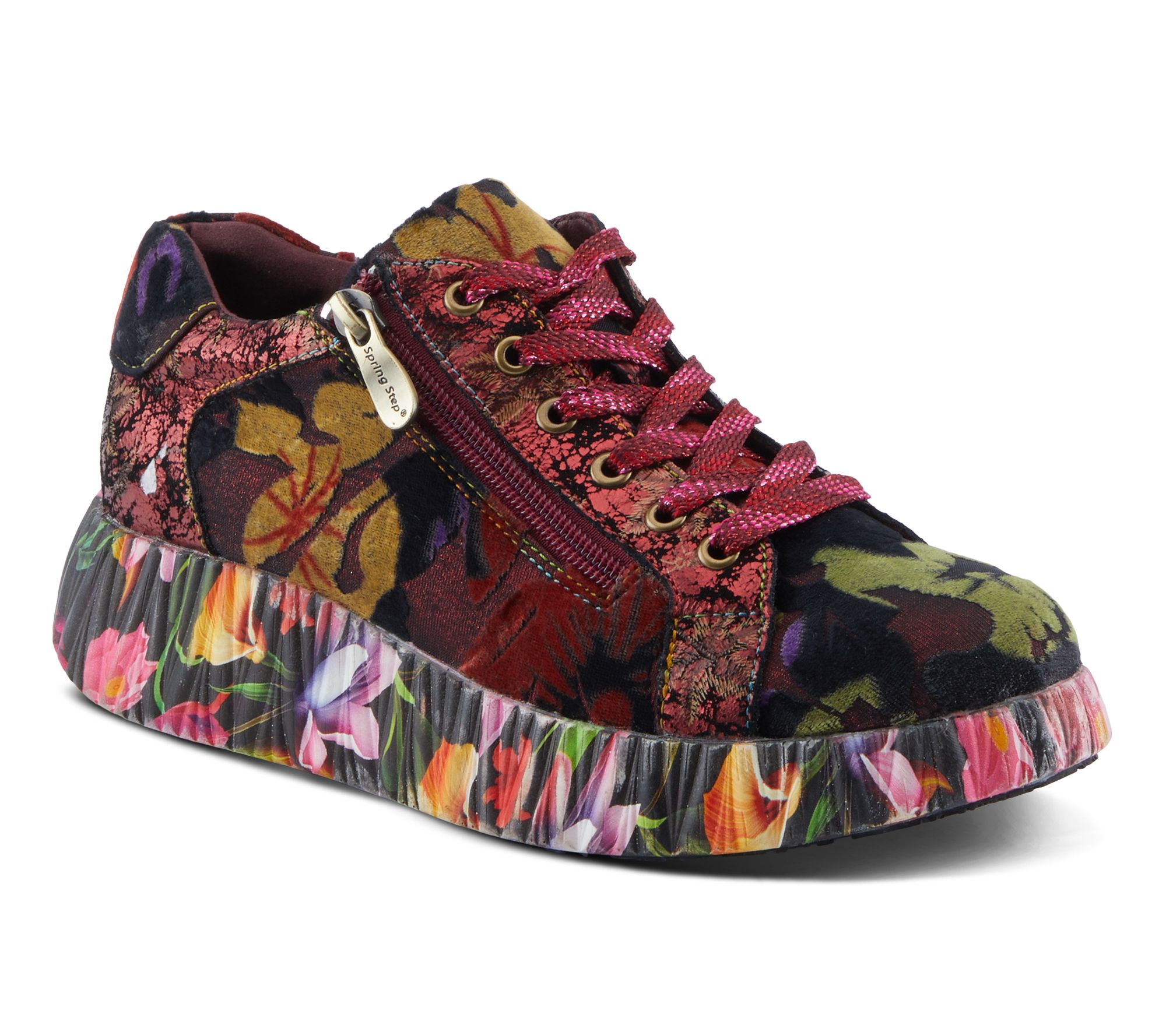 L'Artiste by Spring Step Suede Sneakers - Dallyn