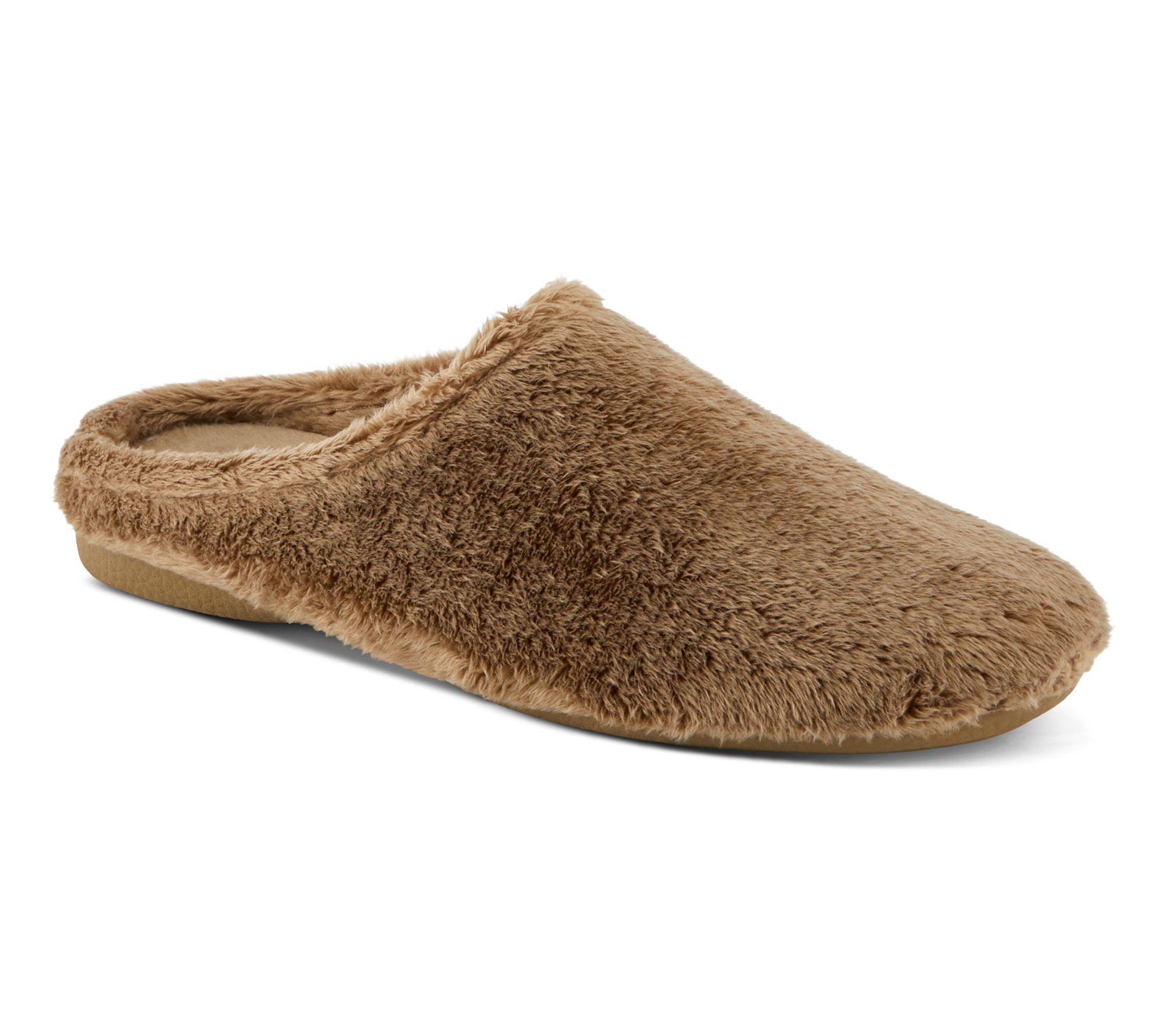 Flexus by Spring Step Velour Slide Slippers - Inaba