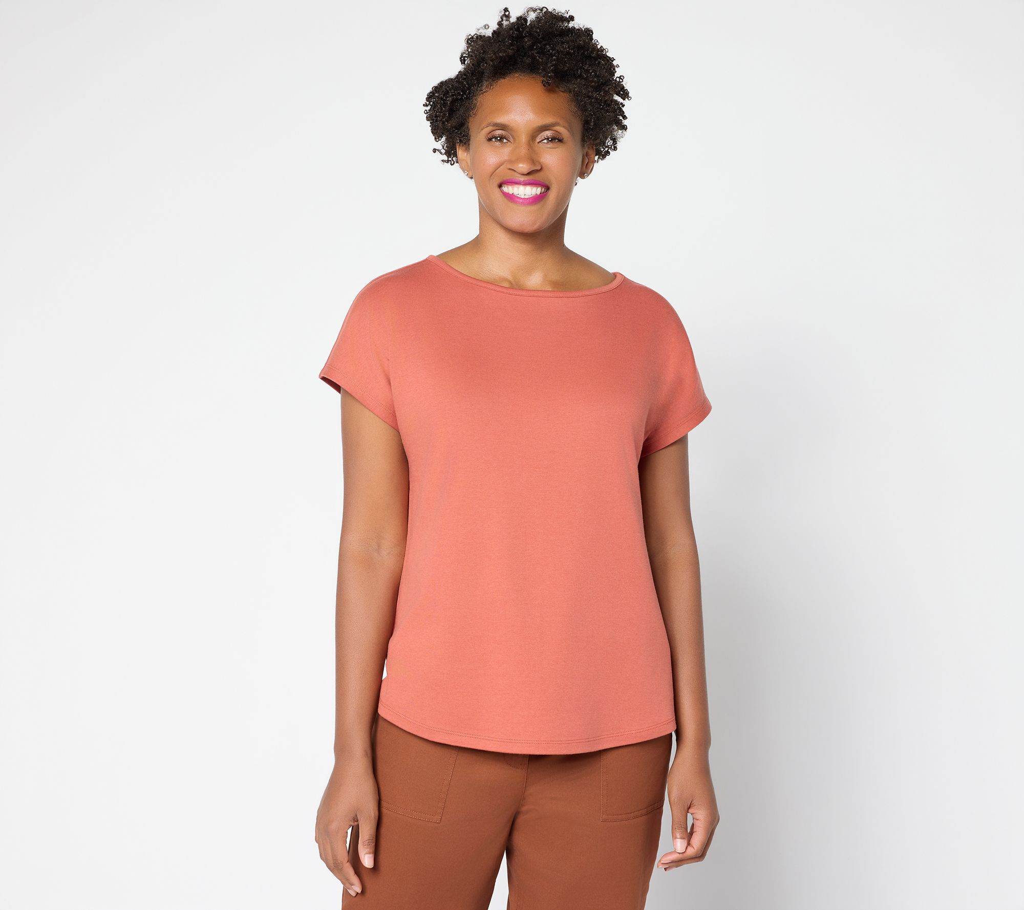 Martha Stewart Signature Essentials Dolman Sleeve T-Shirt