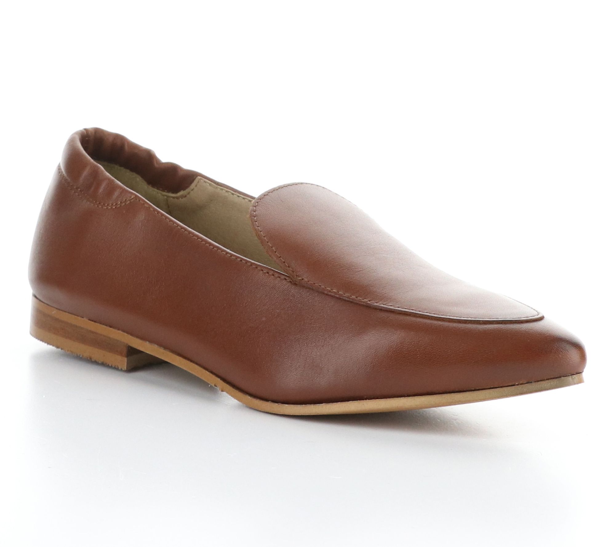 Bos. & Co. Nature Leather Slip On Loafers  - Nikki