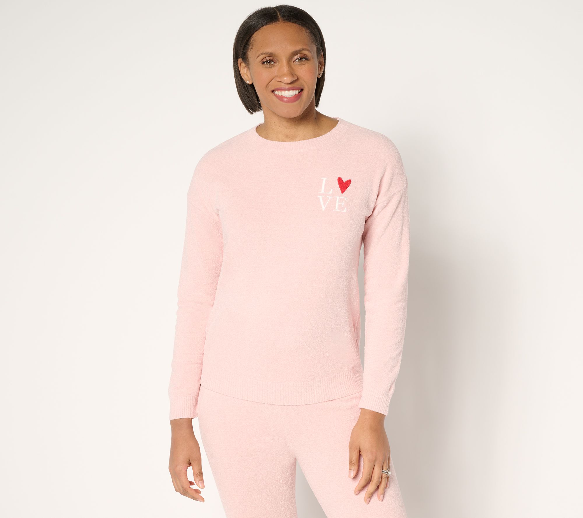 "As Is" Barefoot Dreams CozyChic Ultra Lite Love Pullover