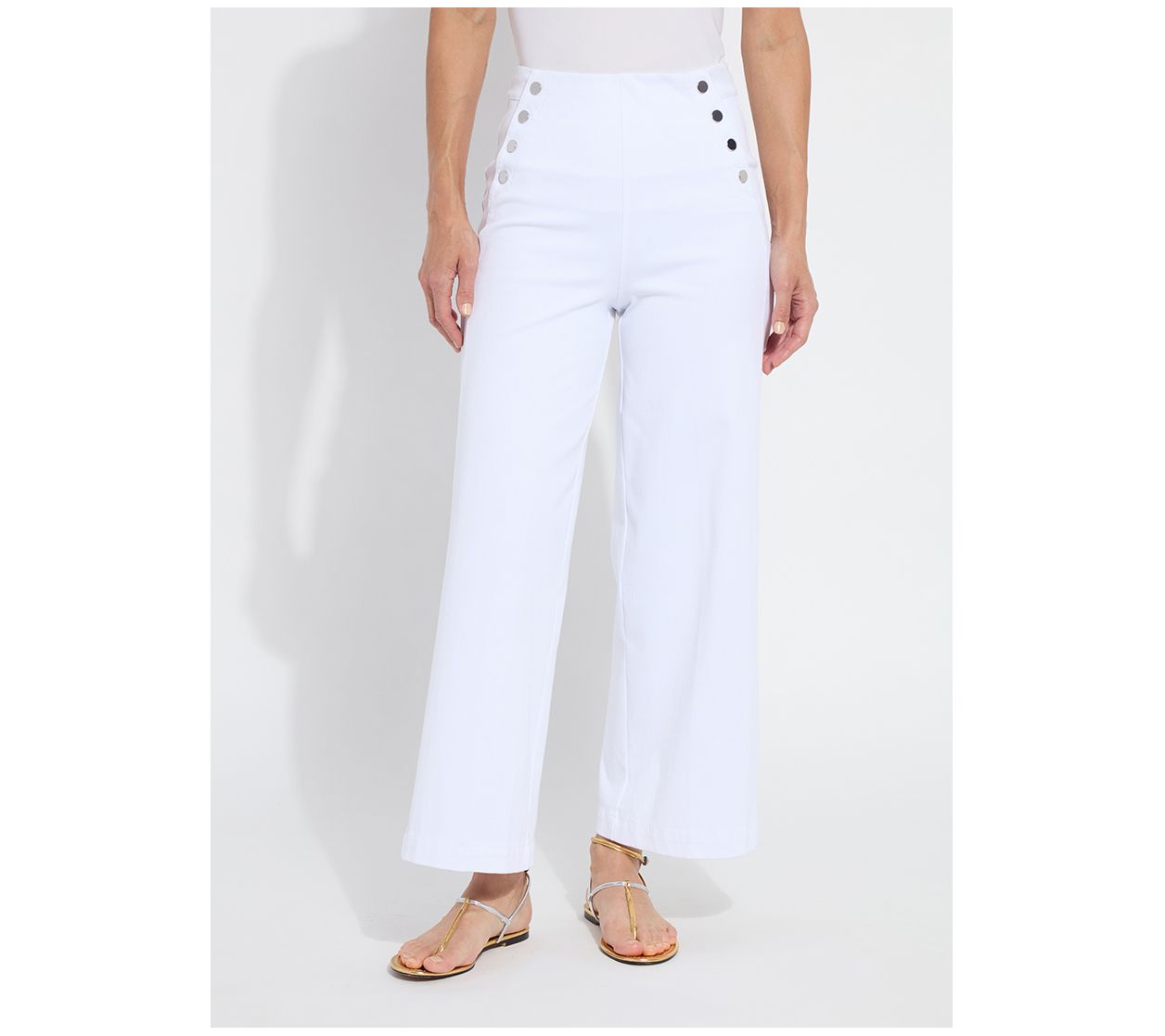 Lysse New York Mallory Sailor Hi Waist Wide Leg Denim