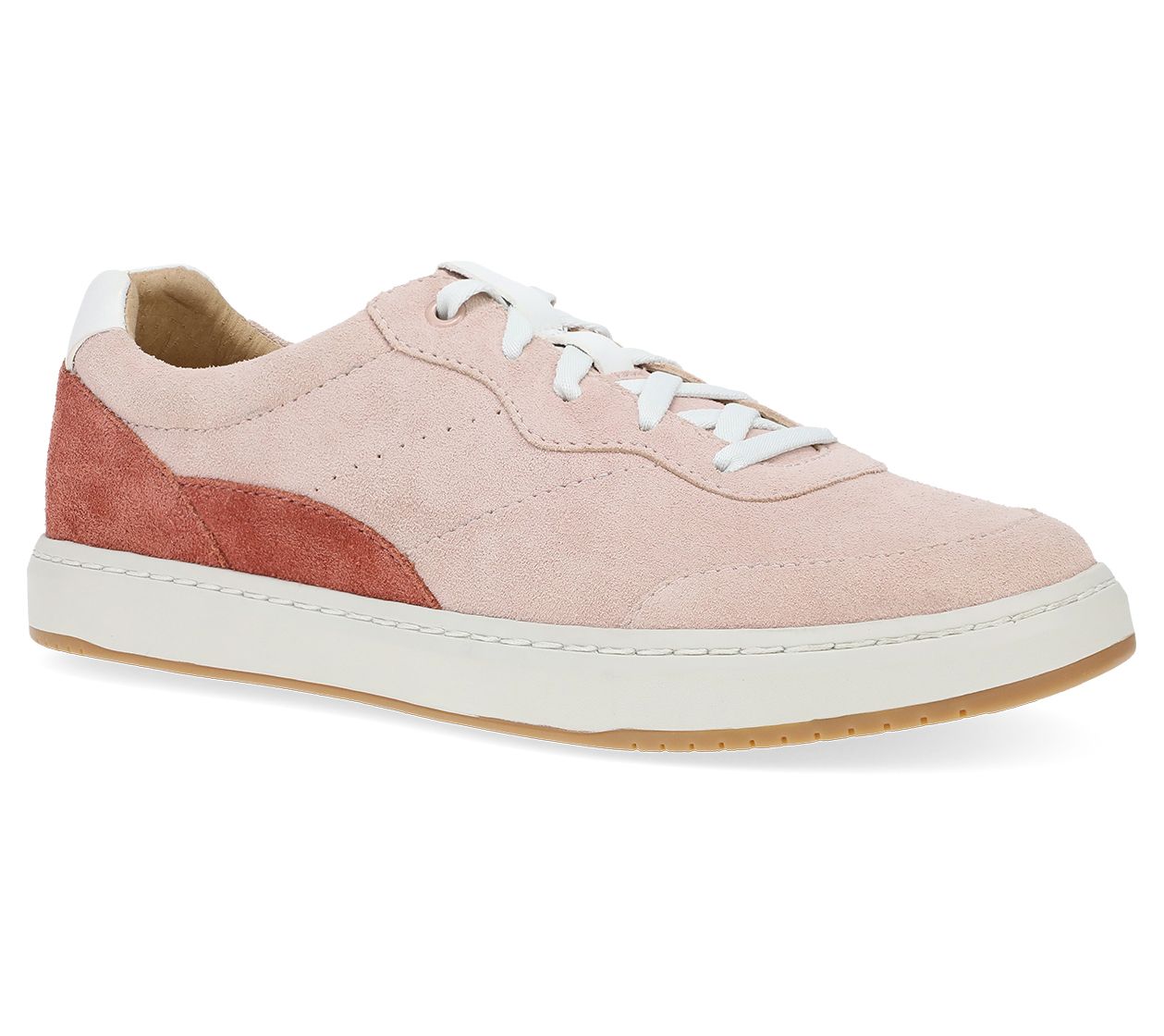 Dansko Josey Blush Suede Sneaker
