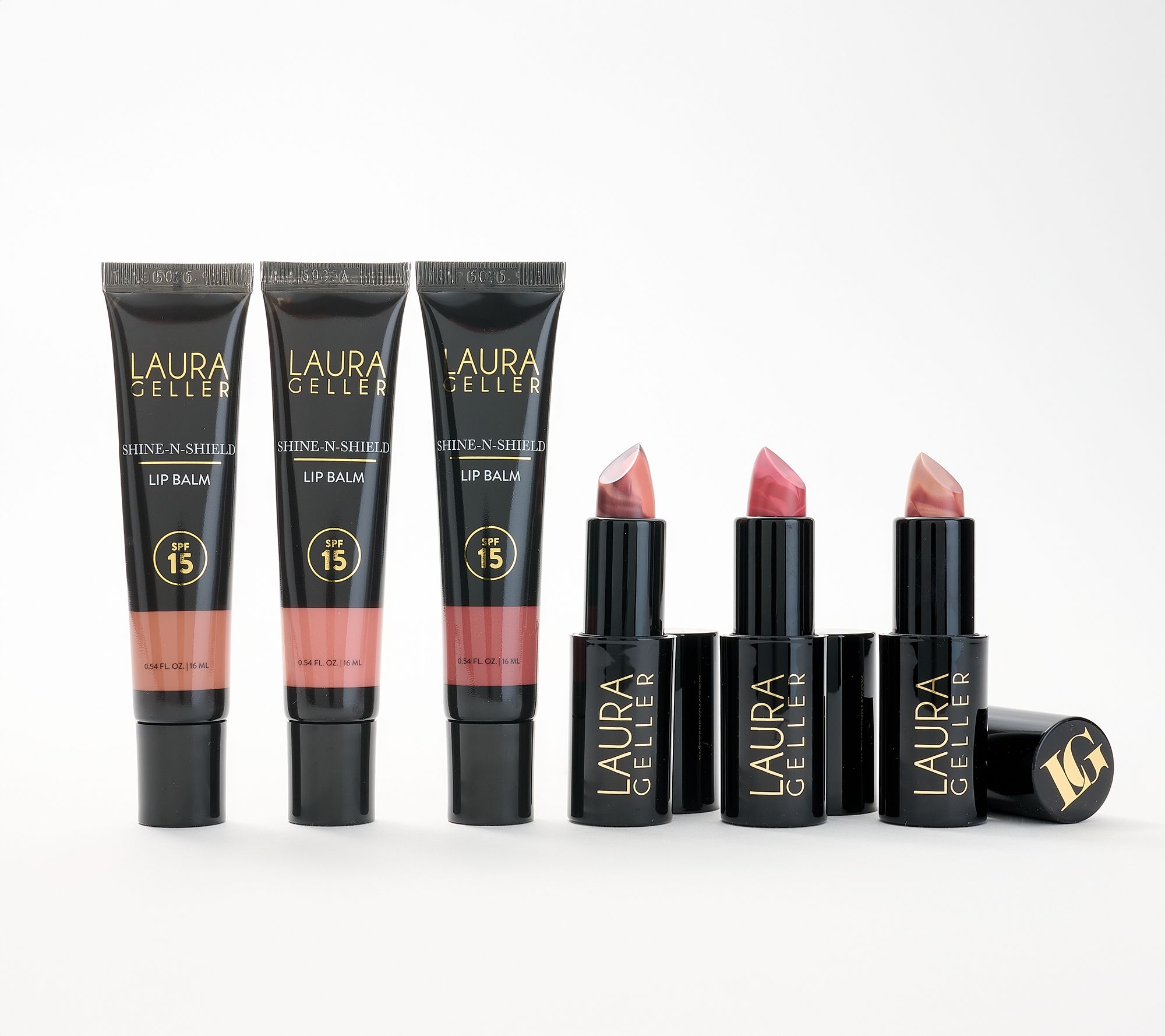 Laura Geller 6-Piece Lipstick & SPF Lip Gloss Kit