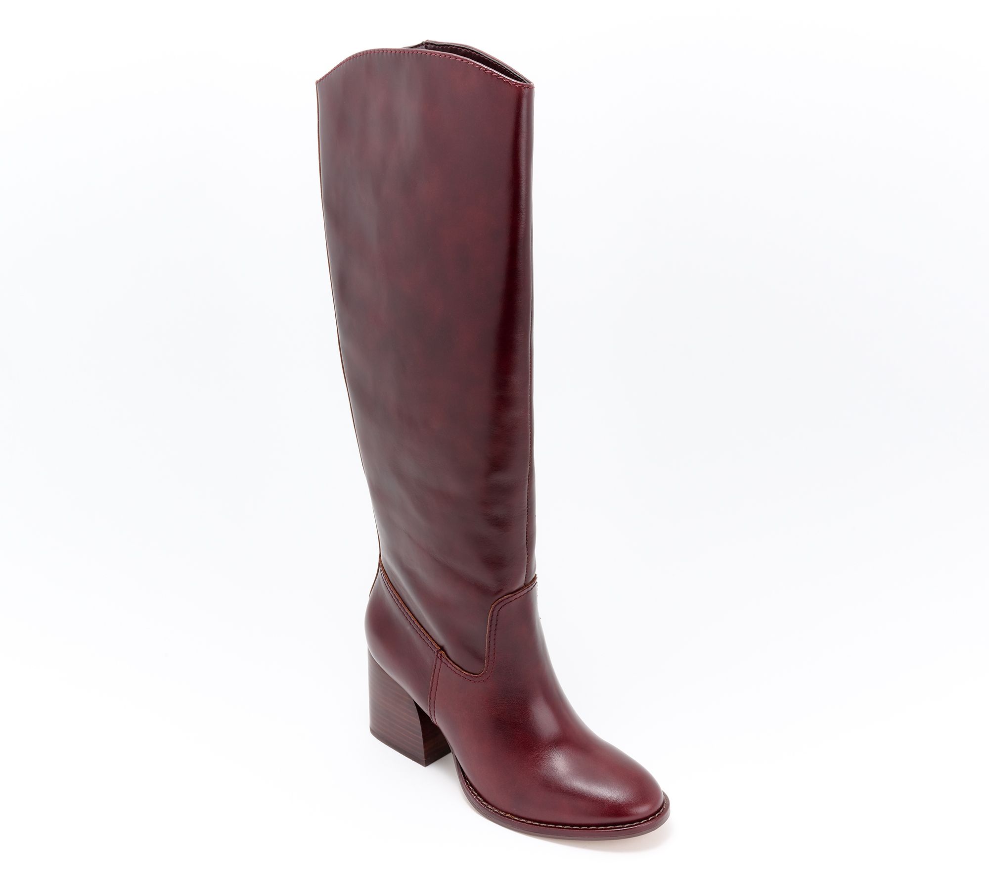 "As Is" Vince Camuto Leather Medium Calf Tall Boots- Leila