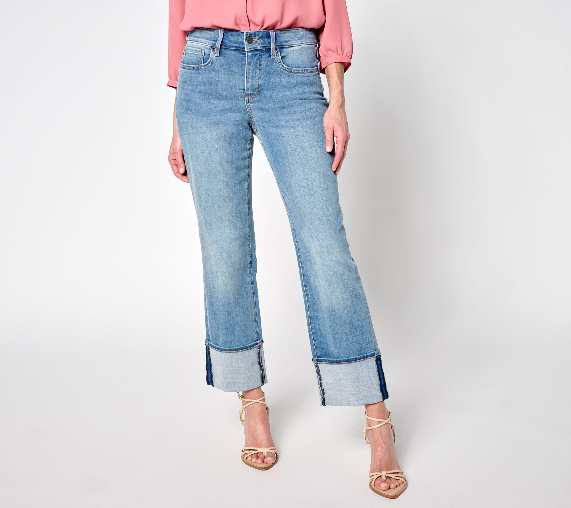 "As Is" NYDJ Marilyn Straight Leg Jean with 5" Cuff
