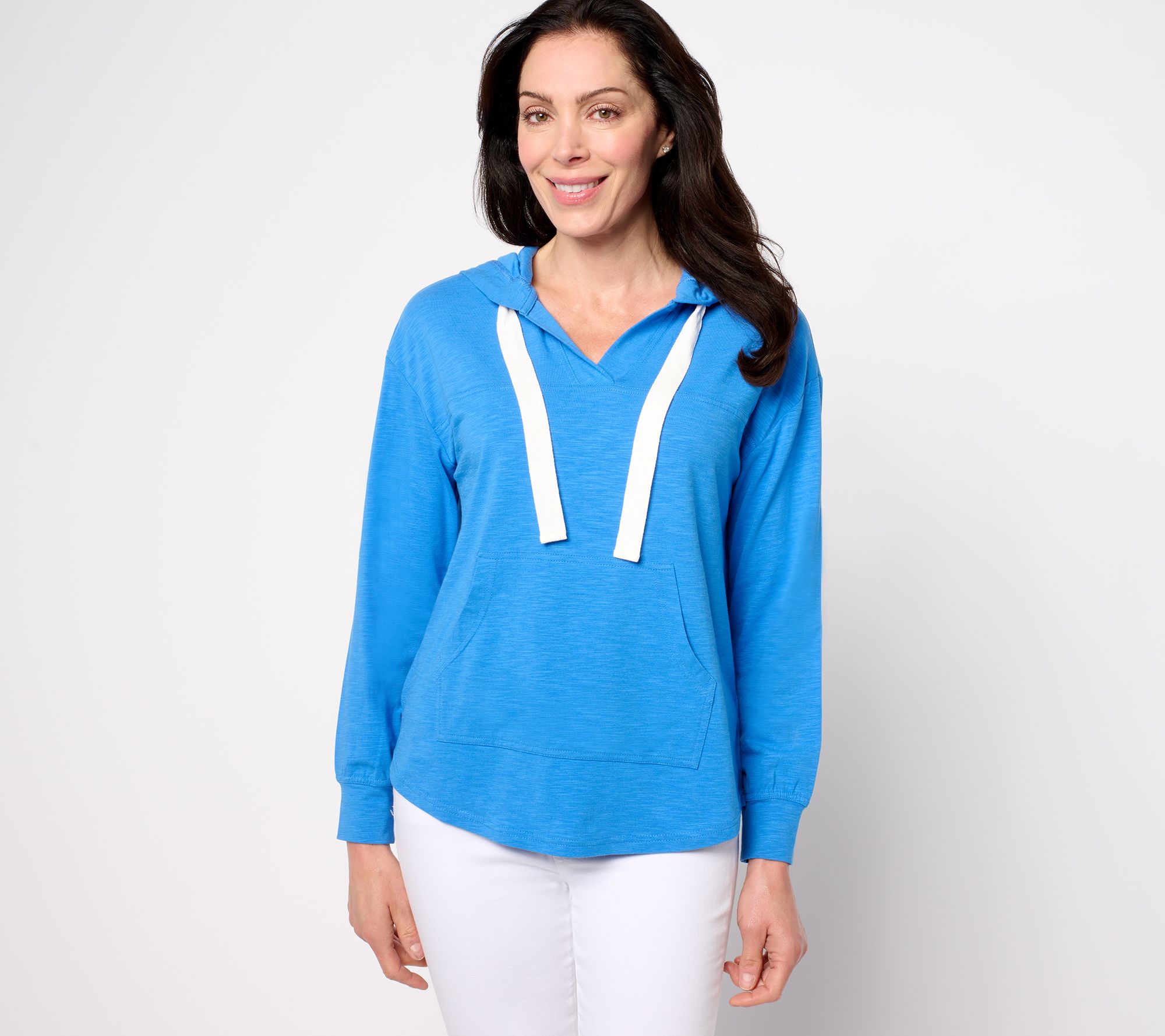 "As Is" Belle by Kim Gravel Slub Knit Harbor Island Hoodie