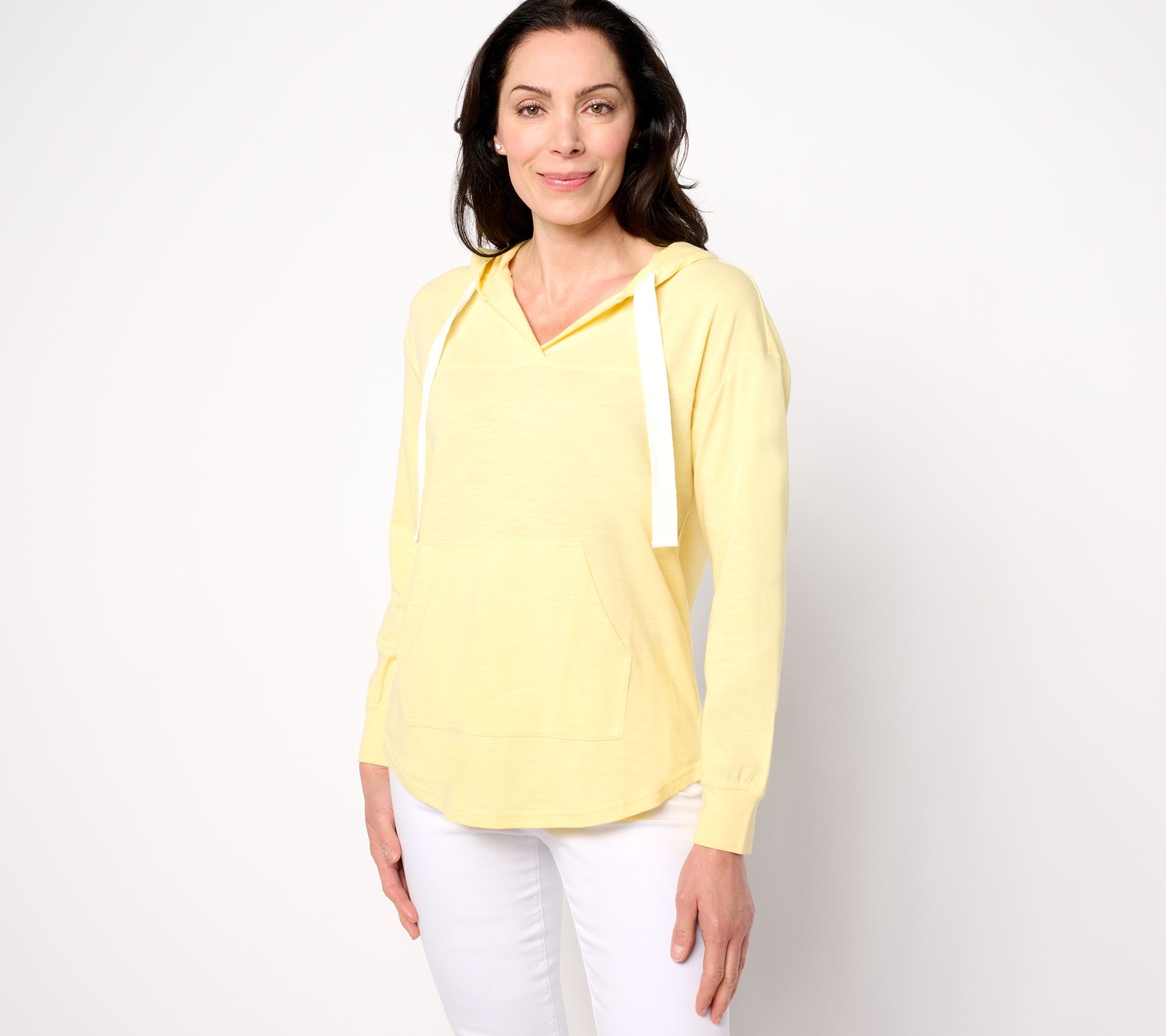 "As Is" Belle by Kim Gravel Slub Knit Harbor Island Hoodie