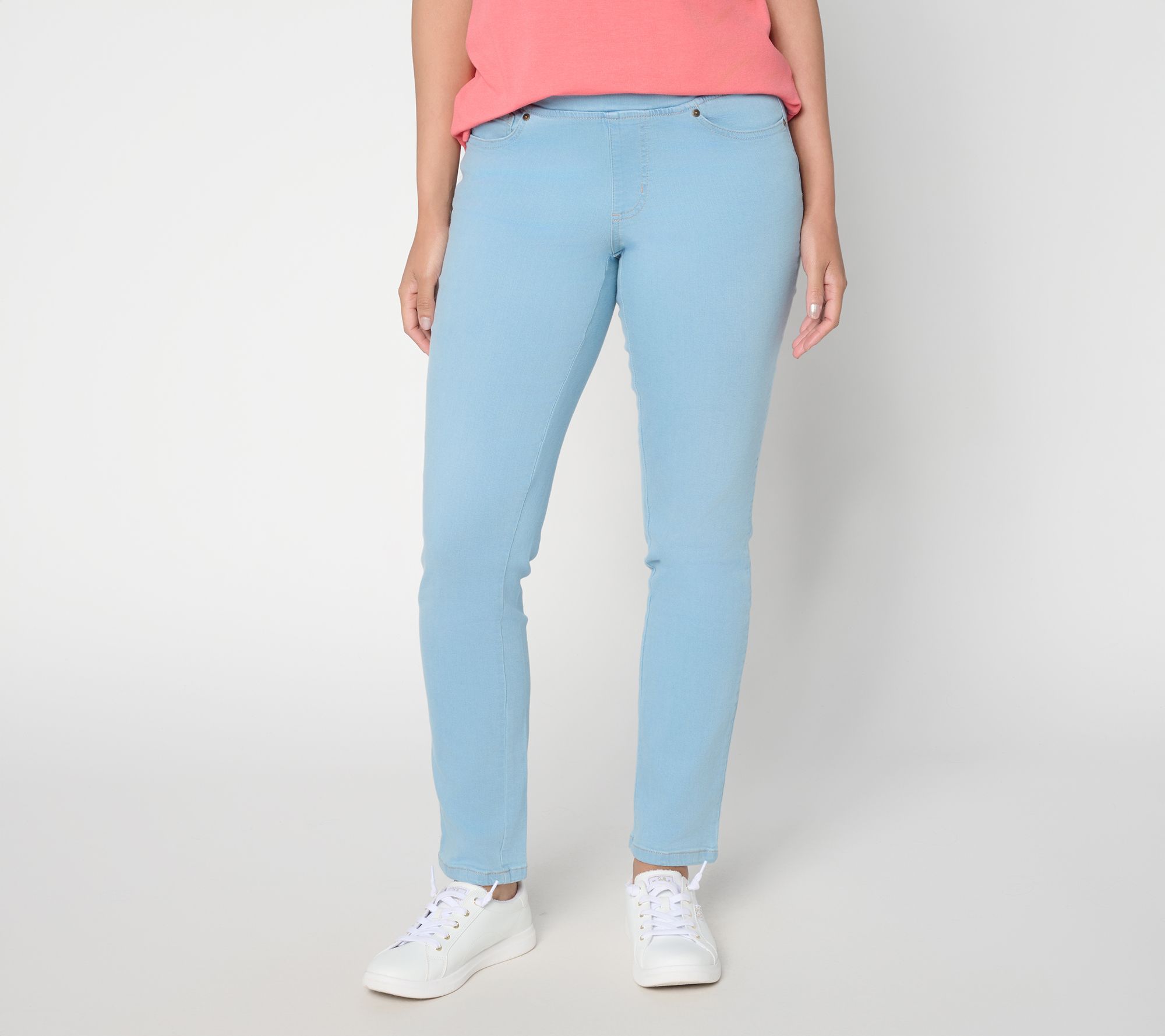 Belle by Kim Gravel Regular TripleLuxe Denim Slim Straight Jean