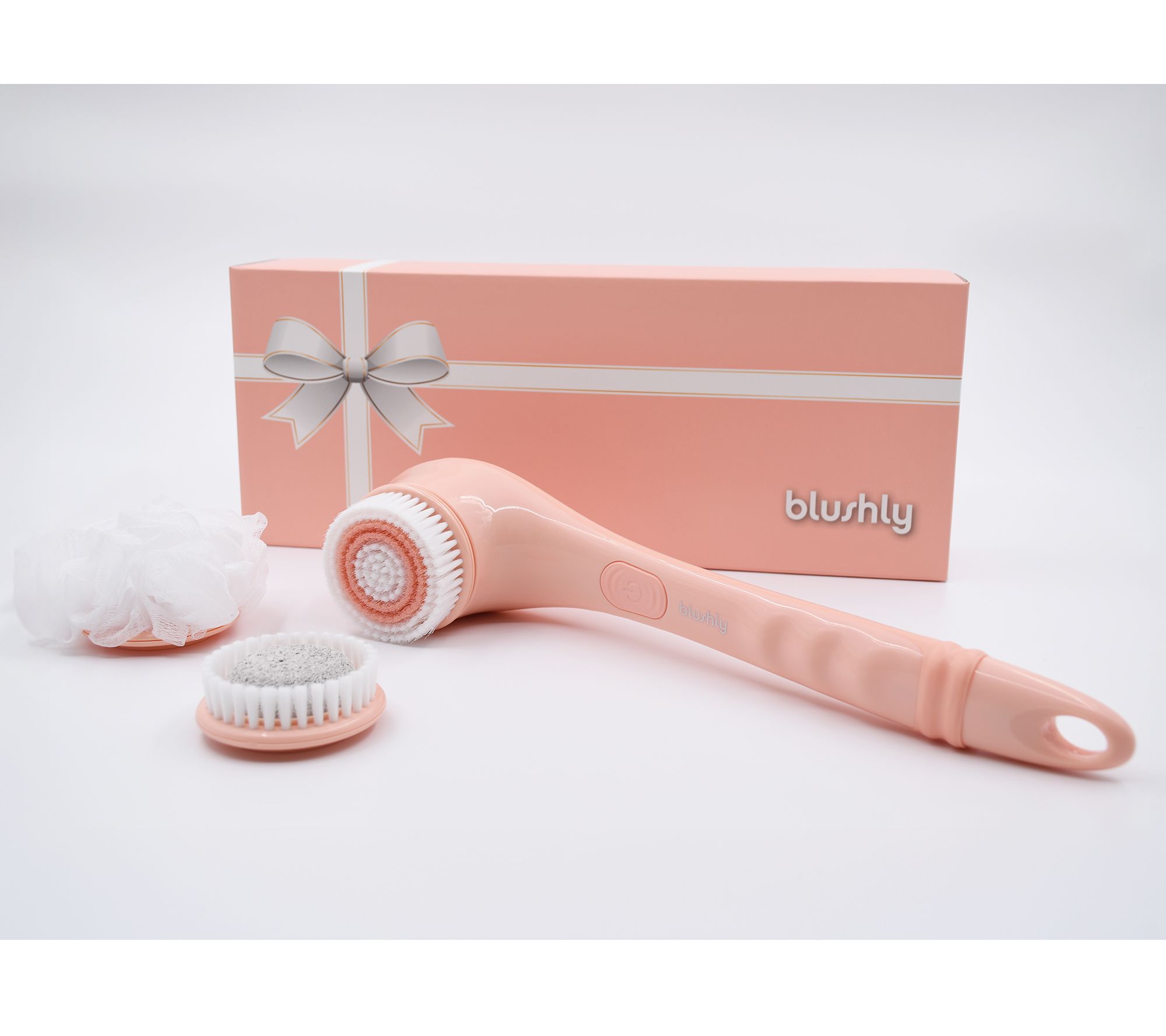 Blushly Cleansing & Exfoliating Body Brush w/ Heads