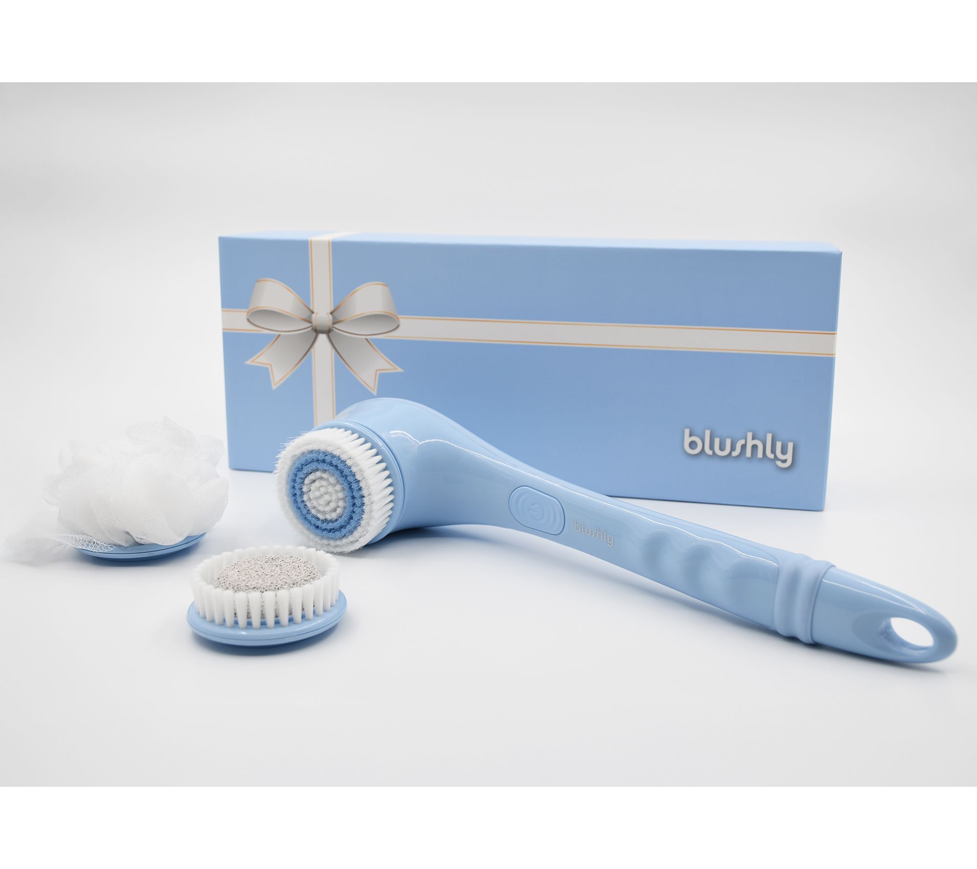 Blushly Cleansing & Exfoliating Body Brush w/ Heads