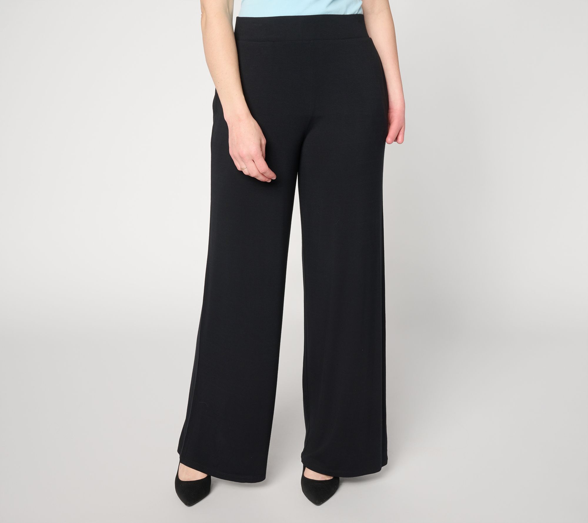 Joan Rivers Petite Full Length Palazzo Pants