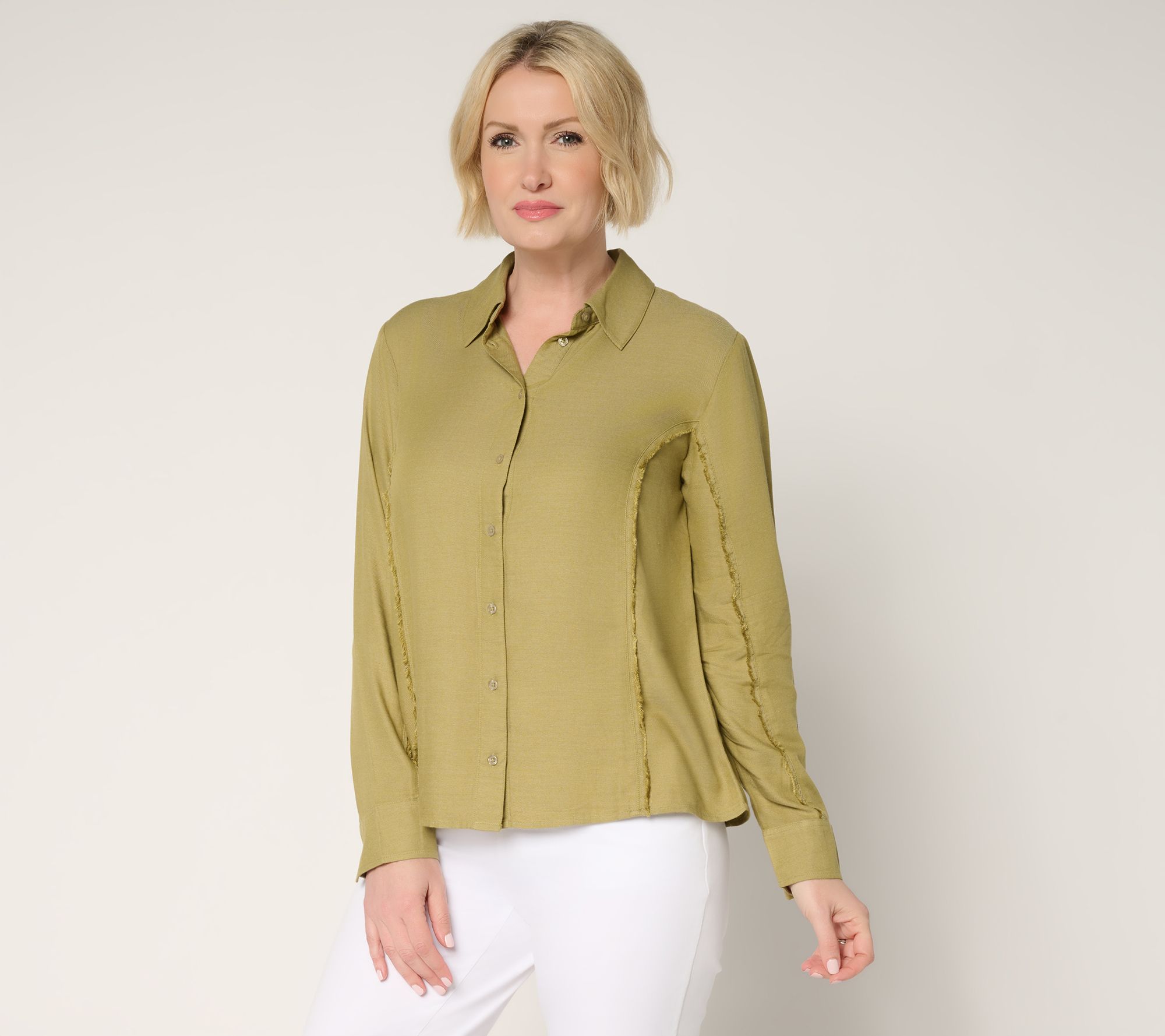 "As Is" Me by Jennie Garth Parker Button Down Shirt