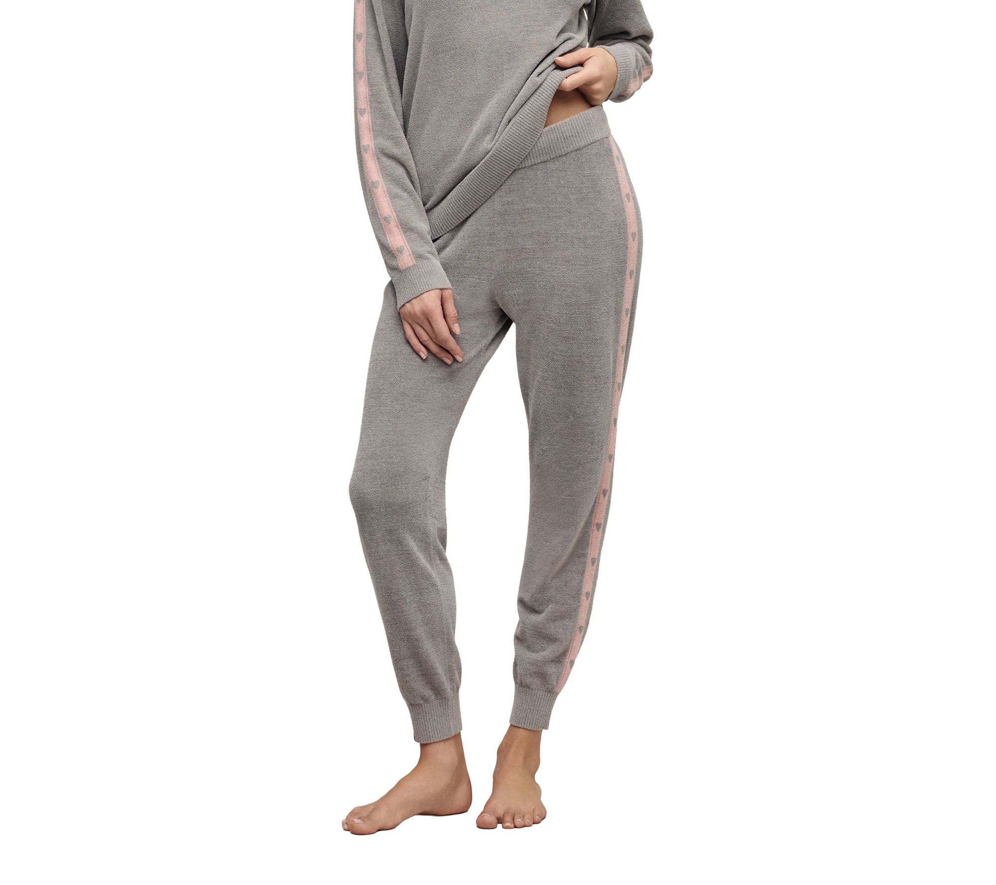 Barefoot Dreams CCUL Heart Stripe Jogger