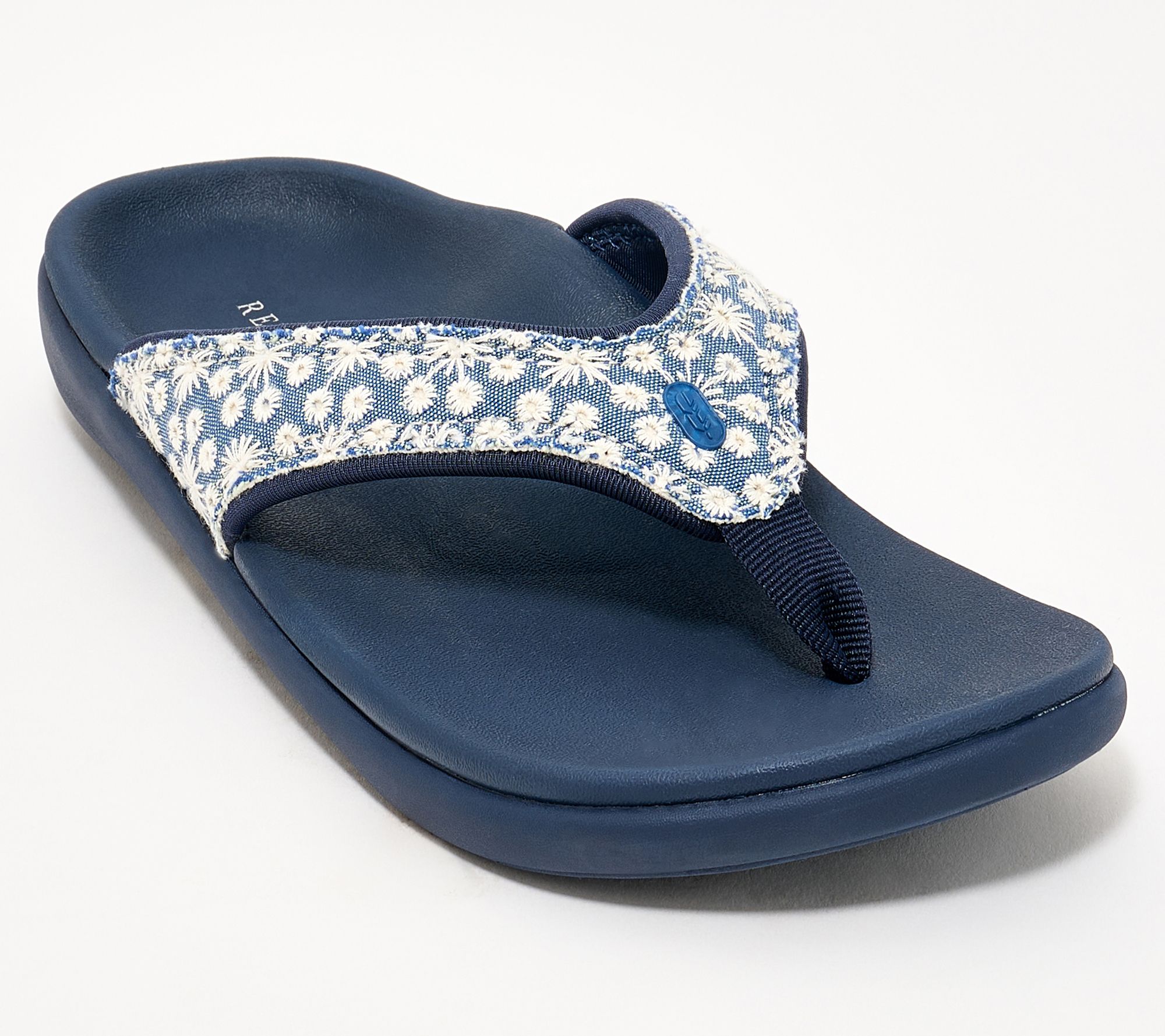 Revitalign Orthotic Eyelet Lace Thong Sandals - Yumi Society