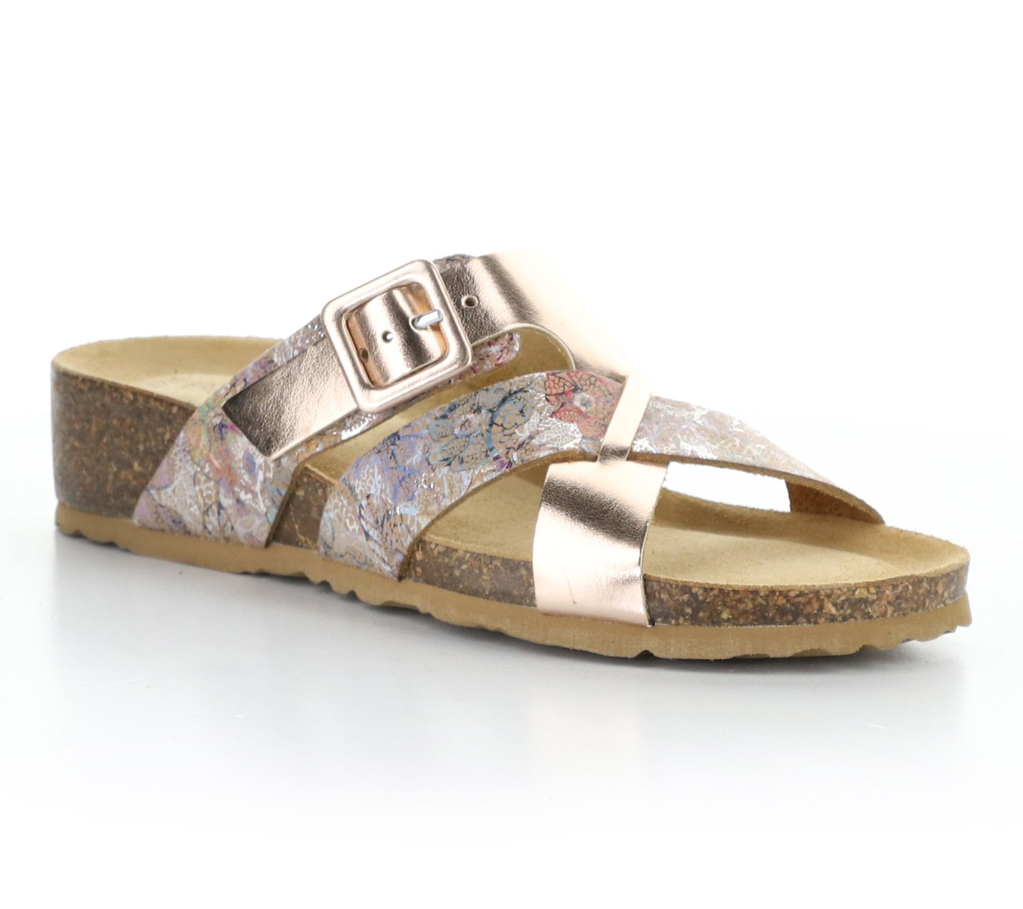 Bos. & Co. Laminato/Sienna Leather Sandals - Lina