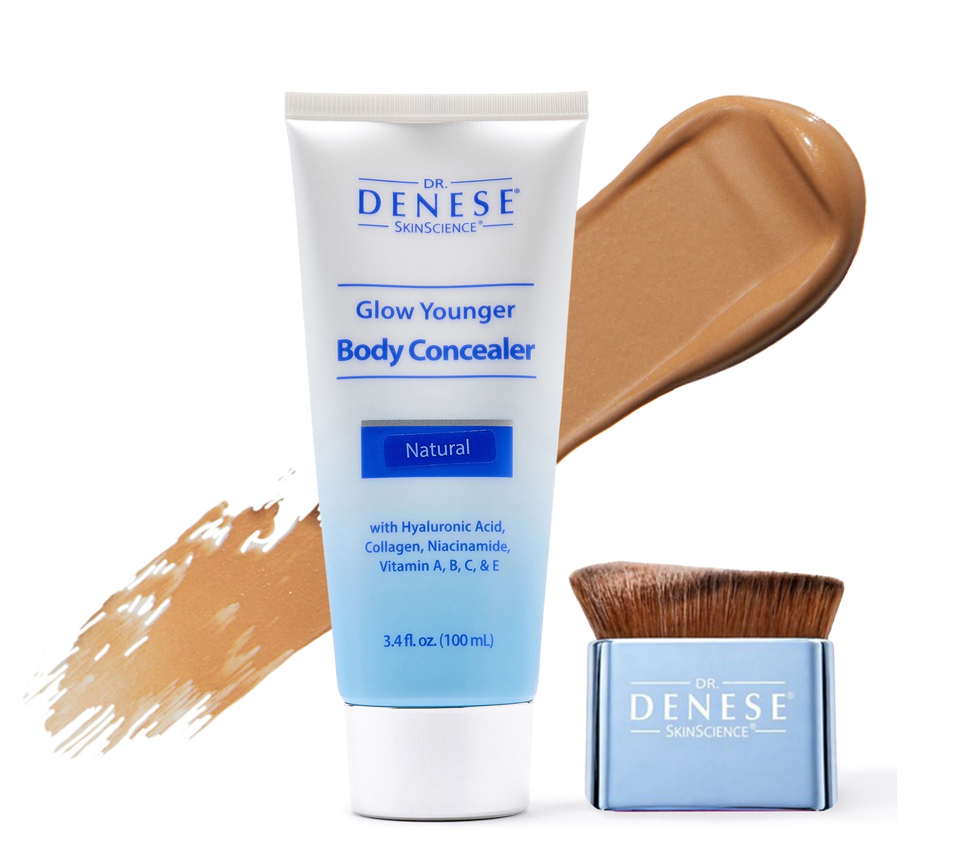 Dr. Denese Glow Younger Body Concealer 3.4oz w/Brush Auto-Delivery