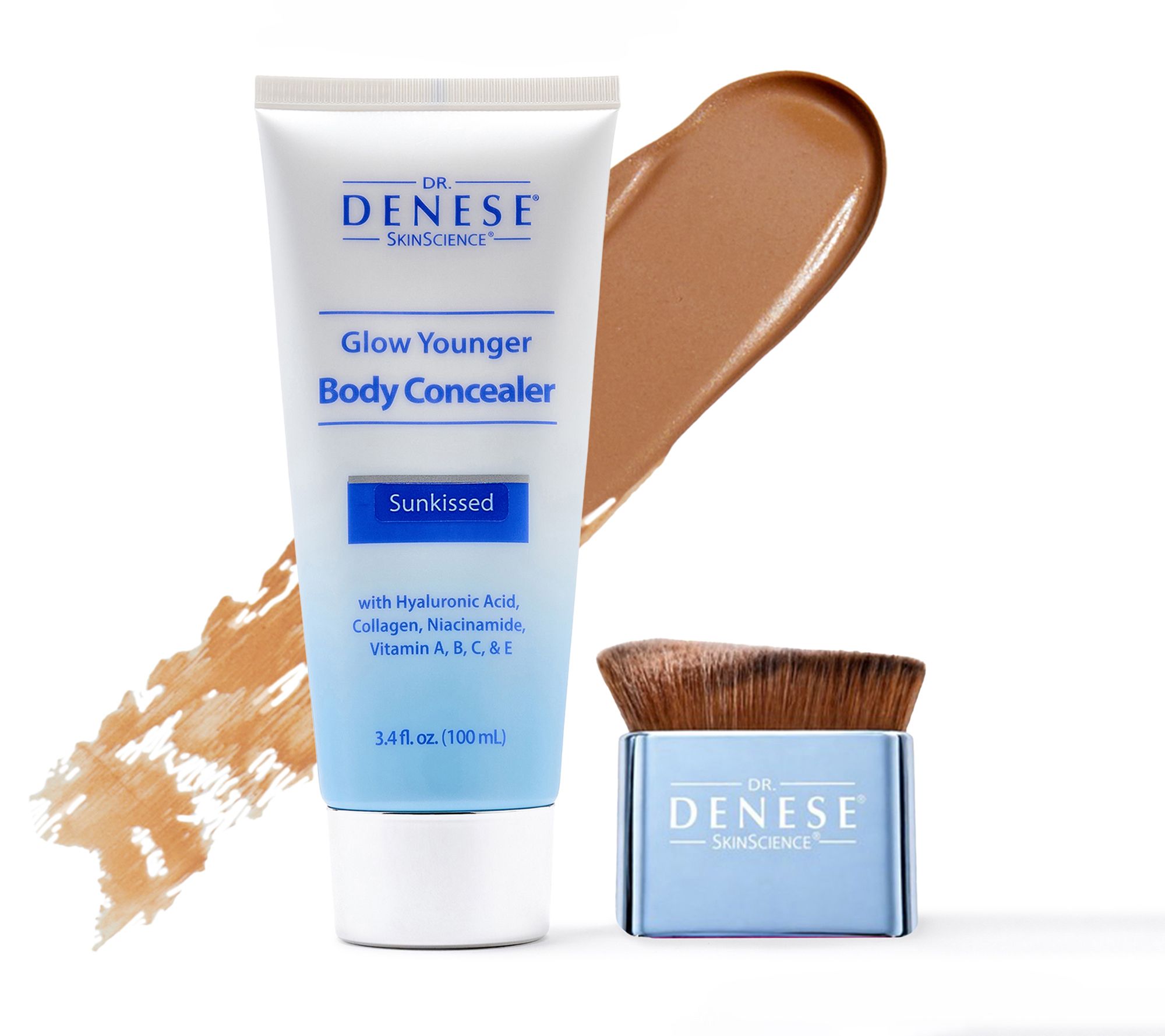Dr. Denese Glow Younger Body Concealer 3.4oz w/Brush Auto-Delivery