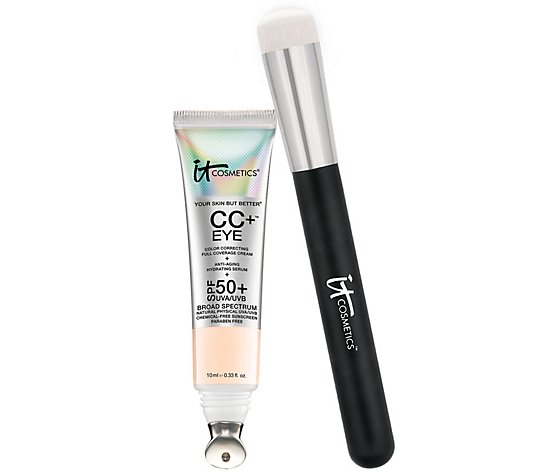 IT Cosmetics CC Eye Physical SPF 50 Concealer with Eraser Brush