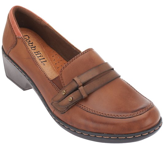 Cobb Hill New Leather Slip-on Shoes - Diedre -