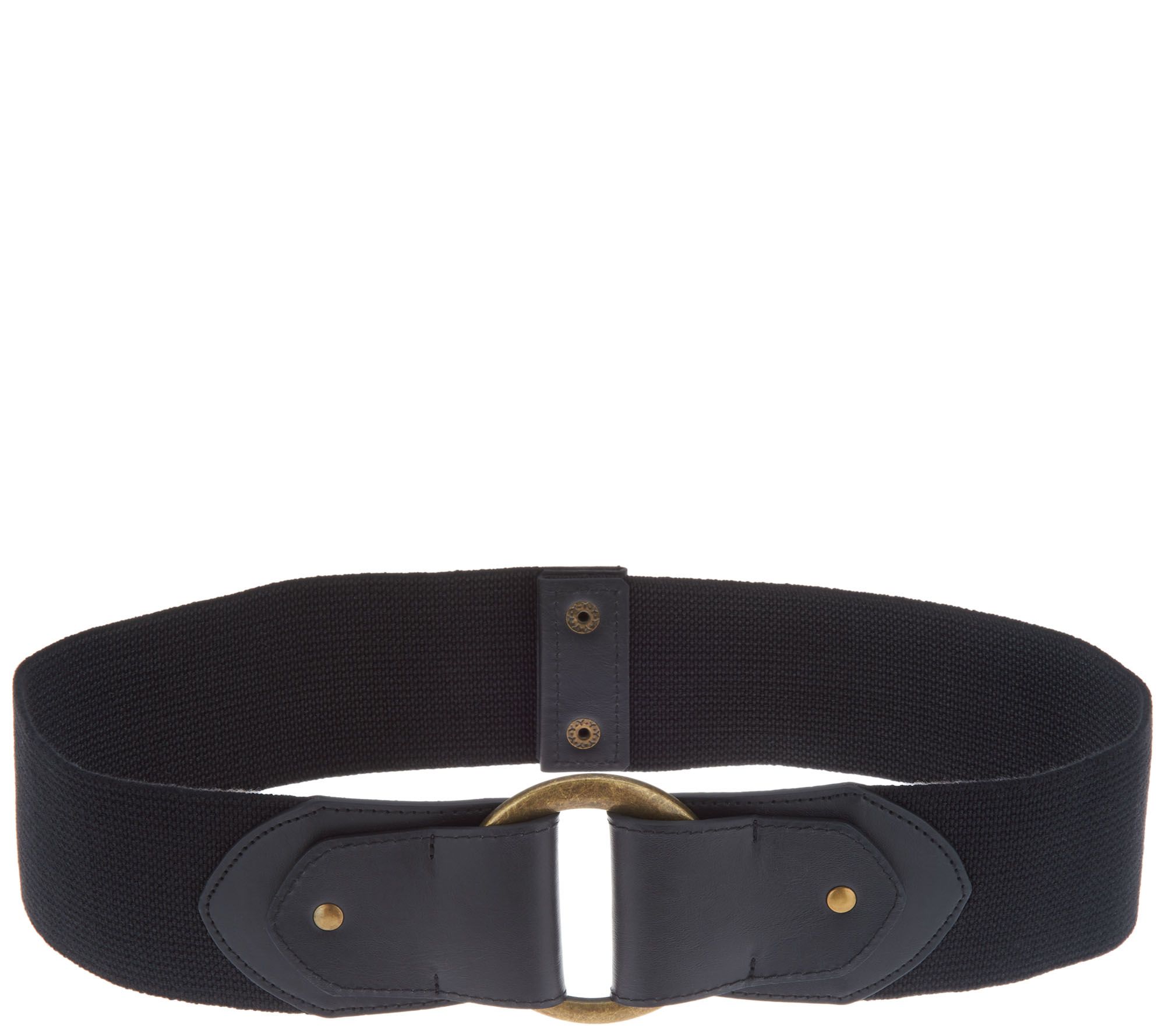Susan Graver Stretch Belt with Buckle - QVC.com