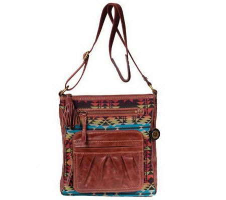 The Sak Iris Leather Crossbody Handbag — QVC.com