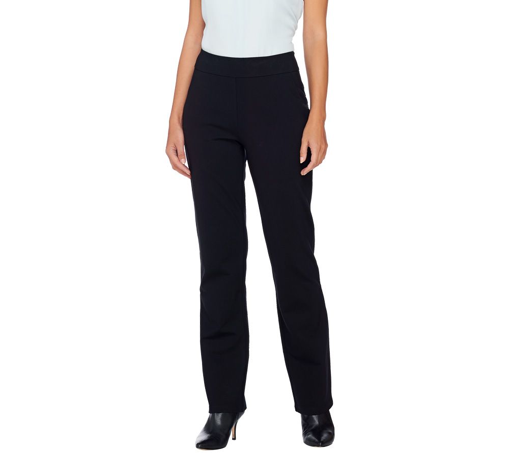 "As Is" Linea by Louis Dell'Olio Petite Pull-On Ponte Knit Pant